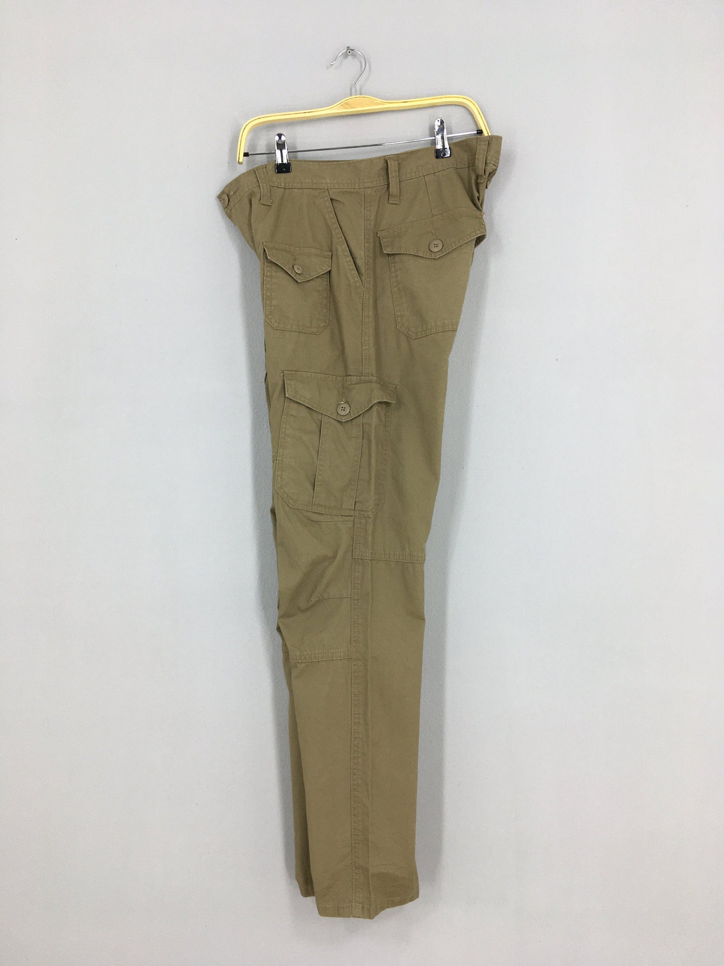 Japanese Surplus Olive Cargo Pants Size 34x32