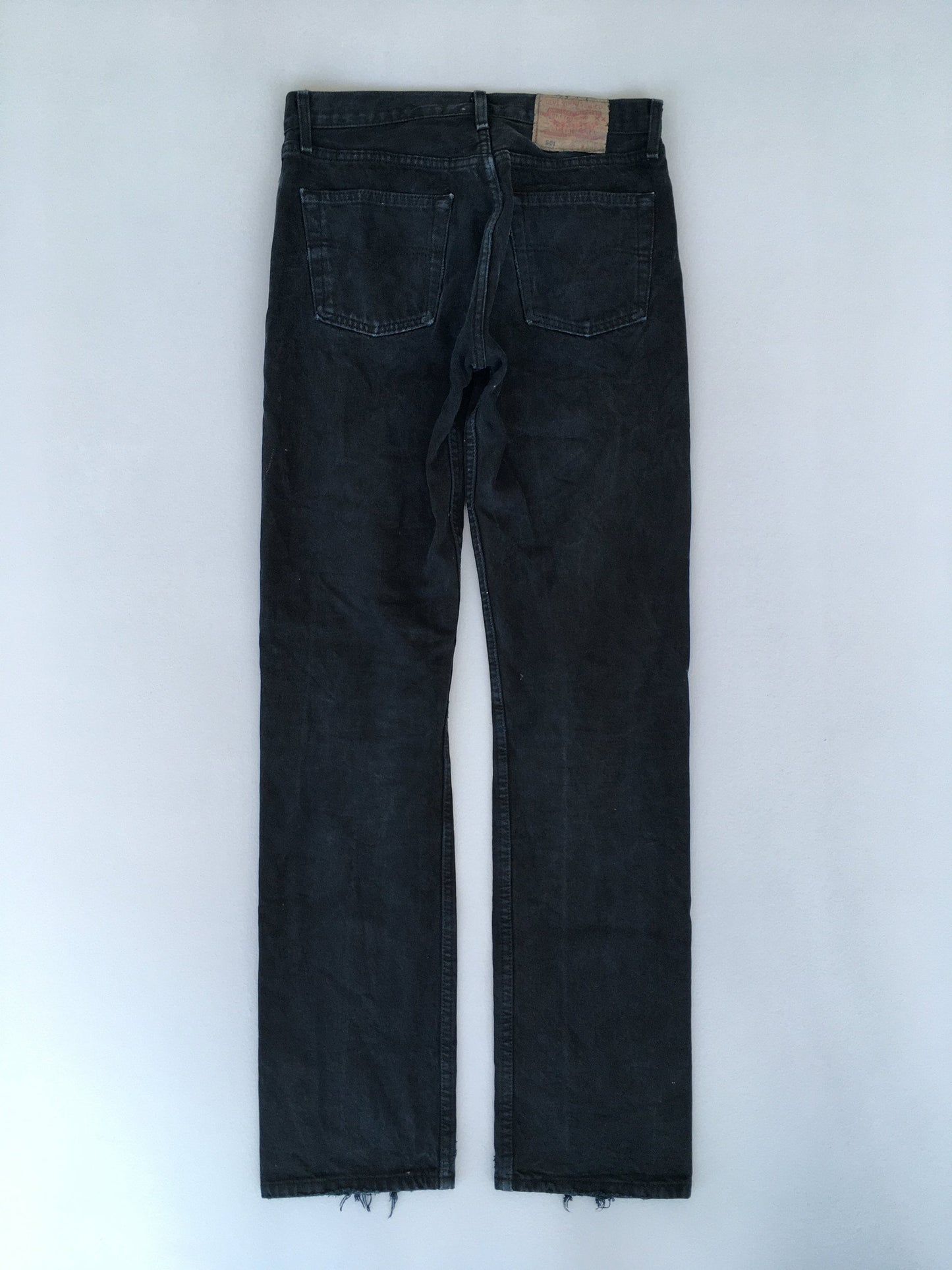 Size 28x32.5 Levis 501 Splash Painter Black Jeans