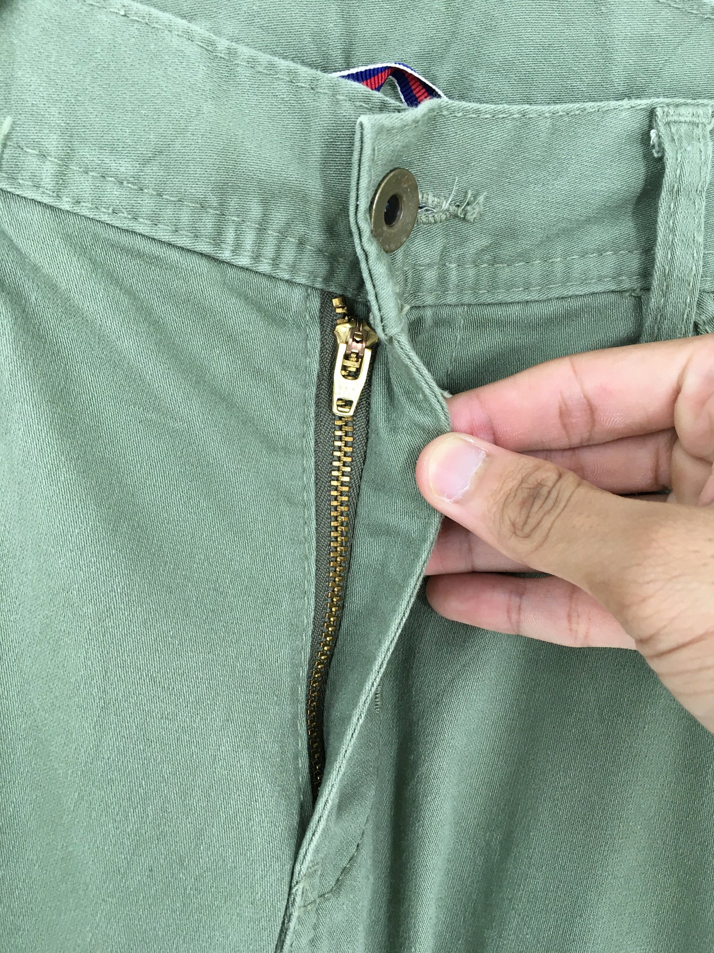 Nicole Japan Green Olive Cargo Pants Size 34x31