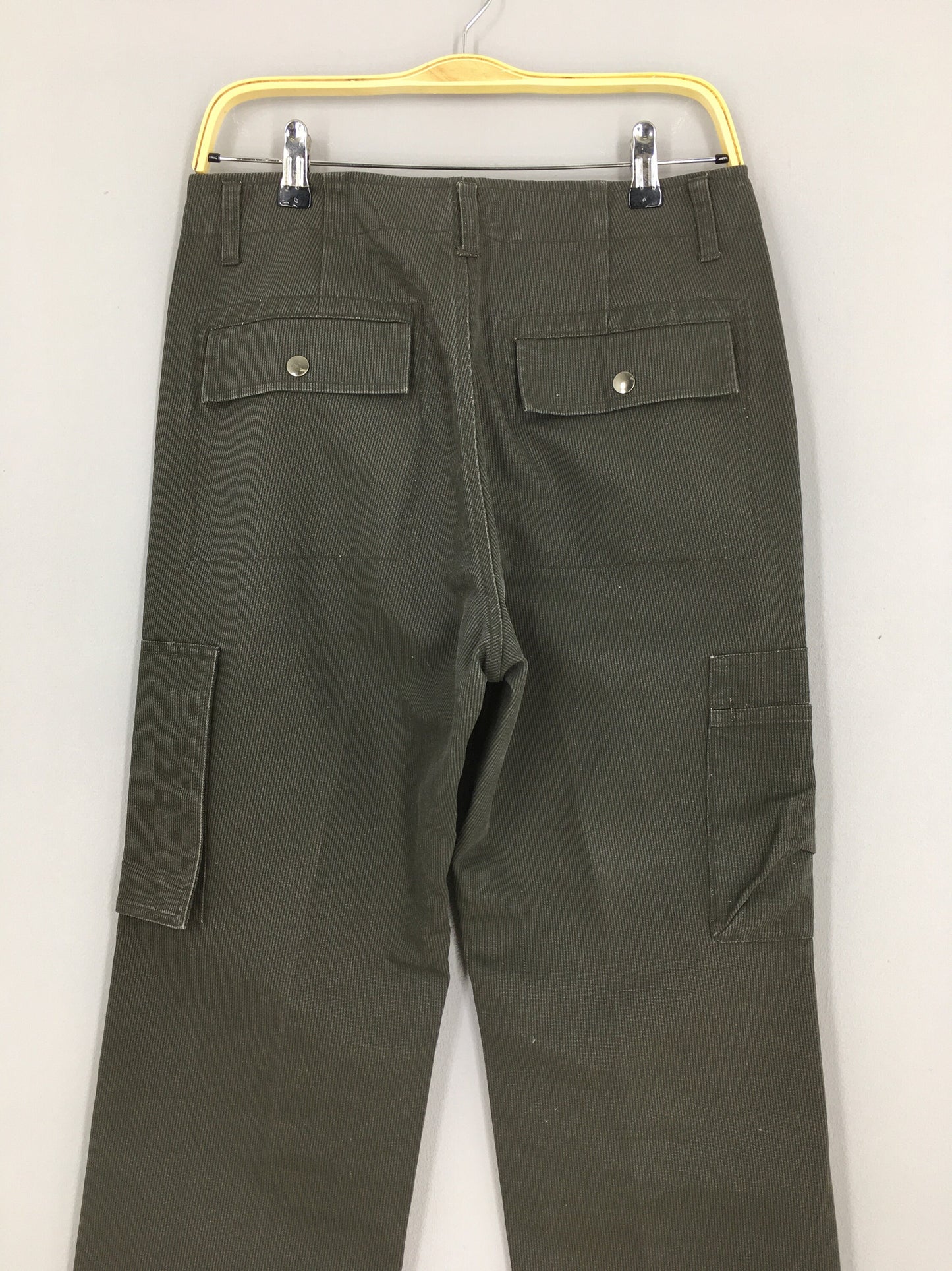 Comme Ca Ism Gray Cargo Pants Straight Cut Size 30x30