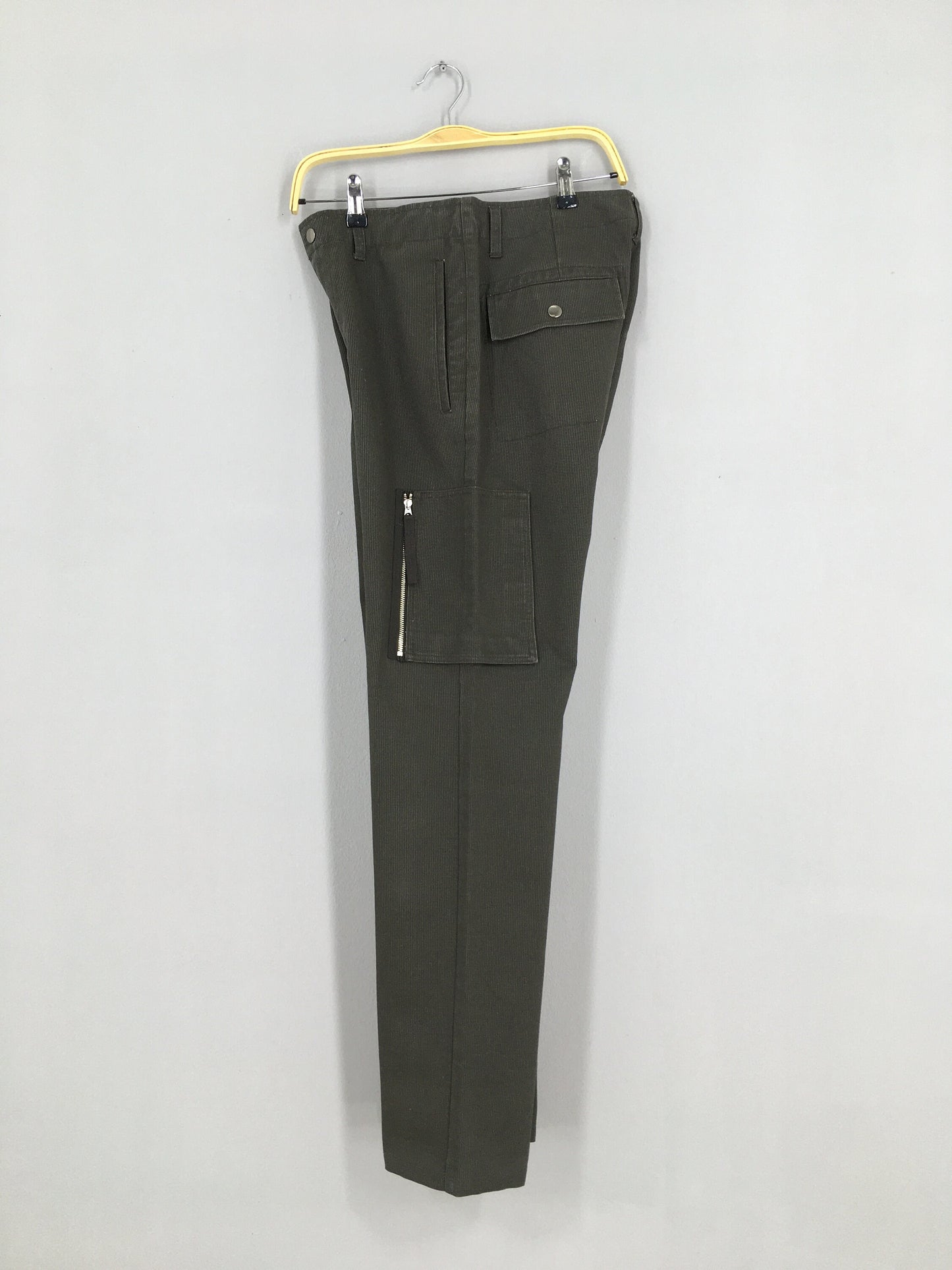 Comme Ca Ism Gray Cargo Pants Straight Cut Size 30x30