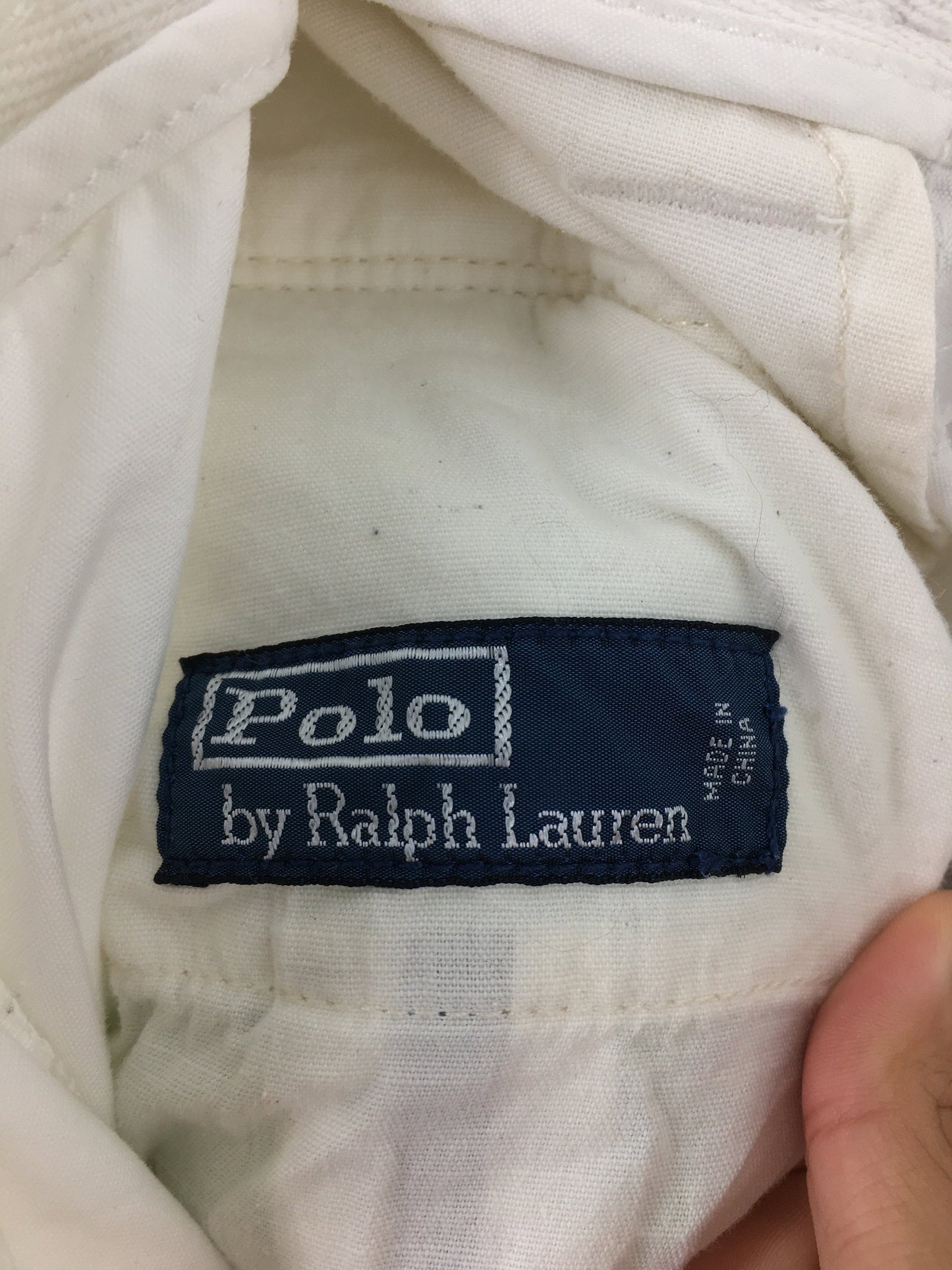 Polo Ralph Lauren Cargo White Pants Size 36x32.5