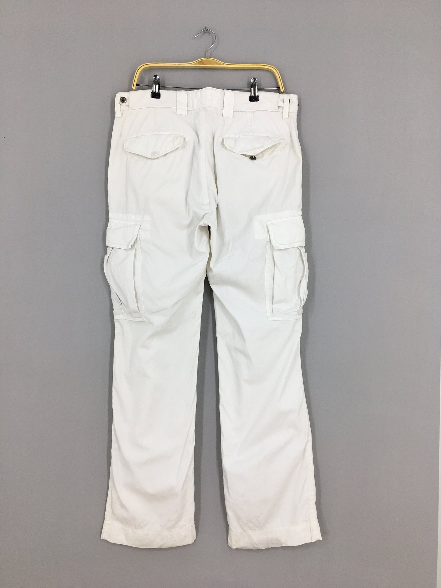 Polo Ralph Lauren Cargo White Pants Size 36x32.5