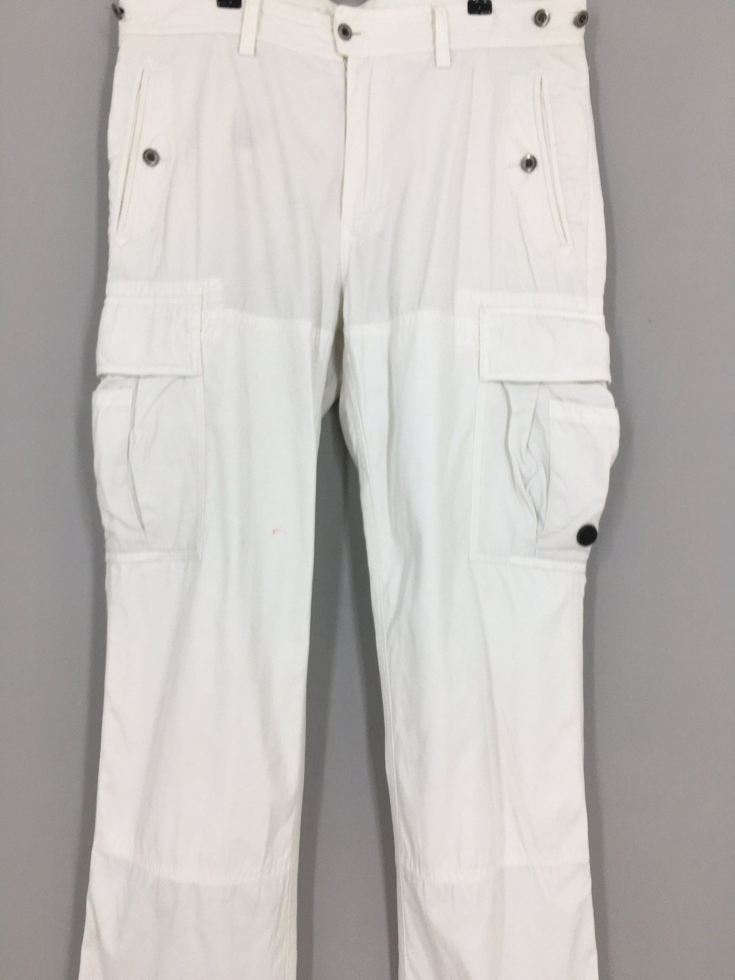 Polo Ralph Lauren Cargo White Pants Size 36x32.5