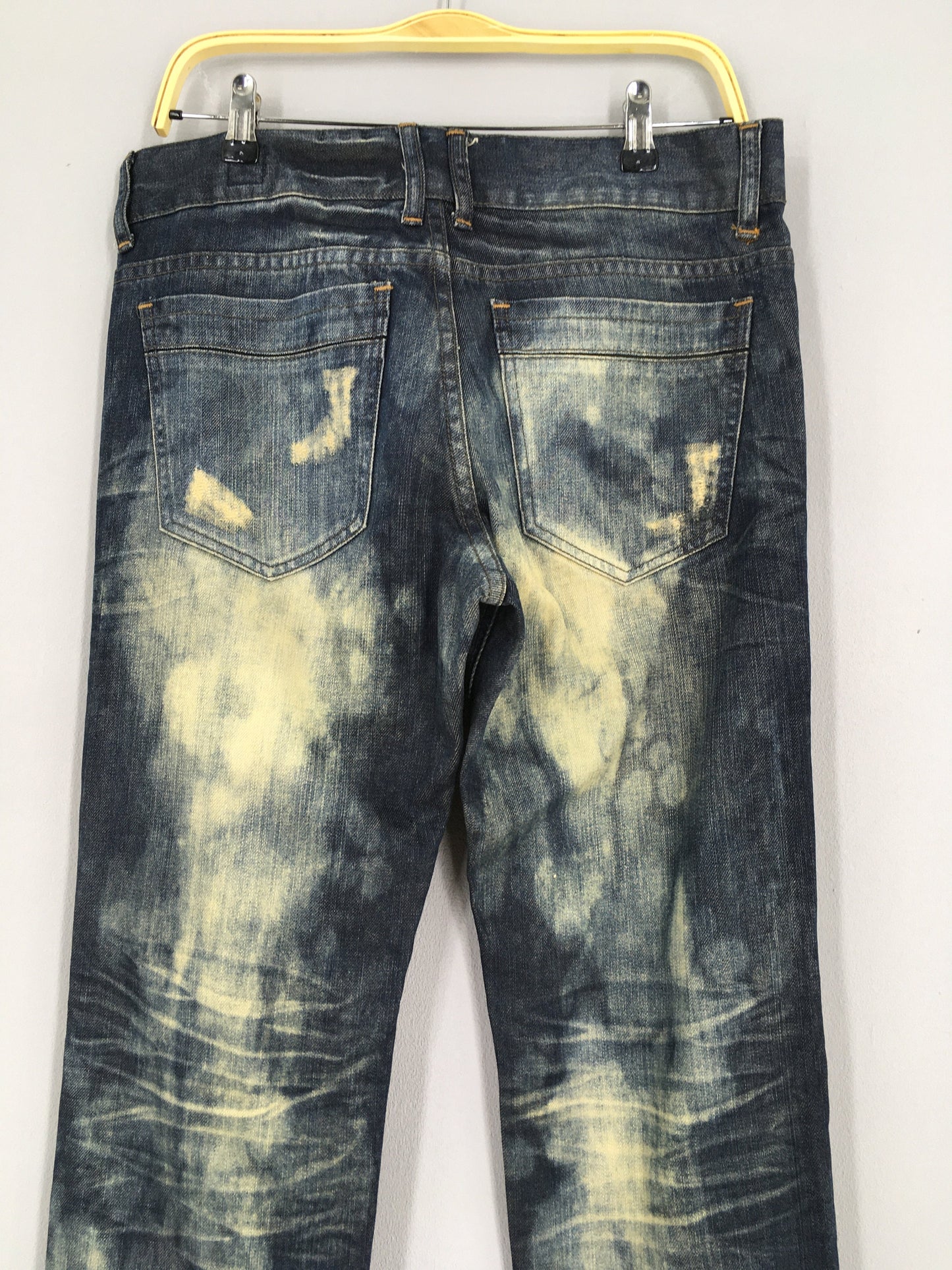 Semantic Design Japan Splatter Bleach Jeans Size 34x33