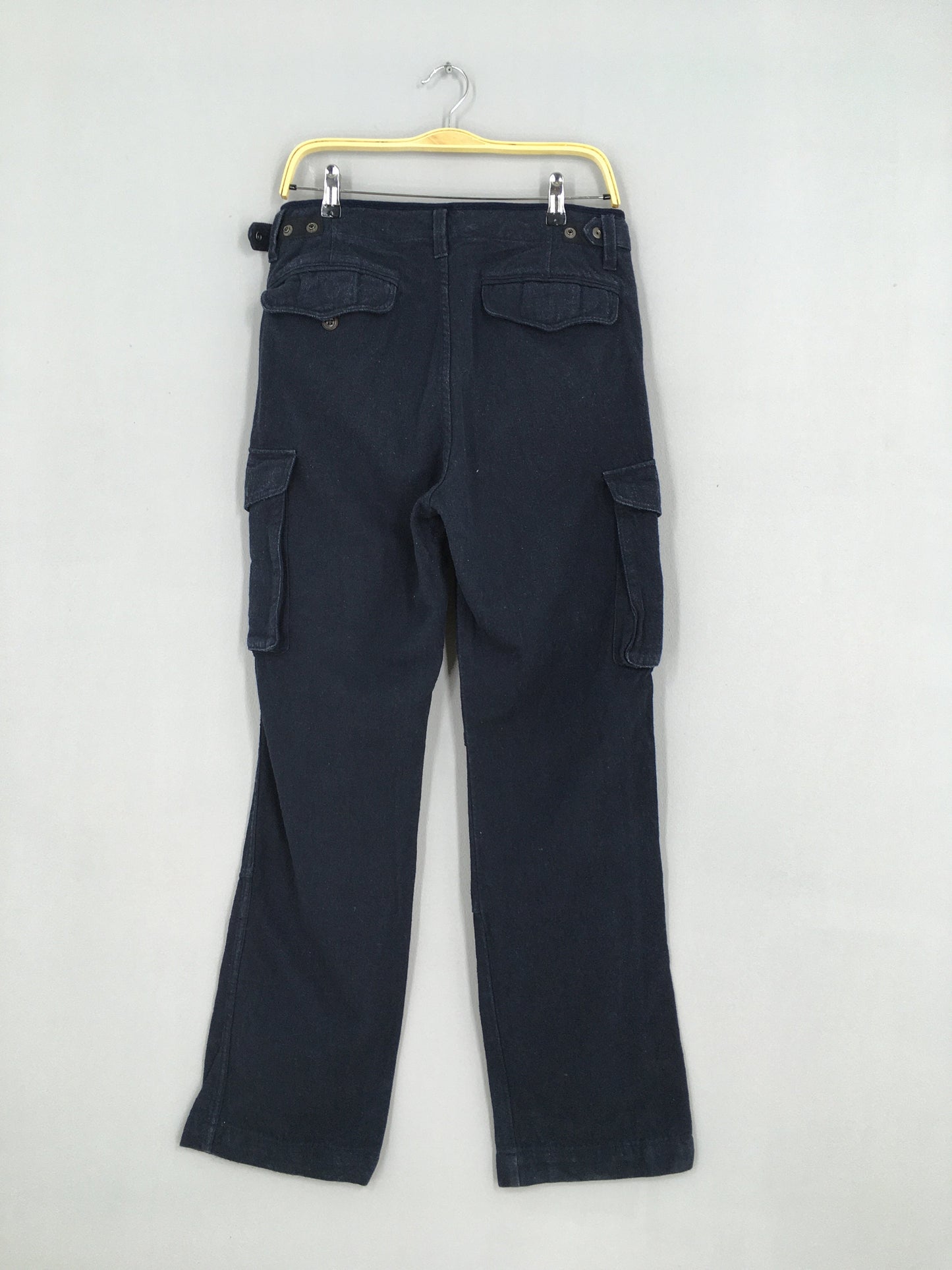 Japanese Navy Blue Cargo Pants Size 30x30.5