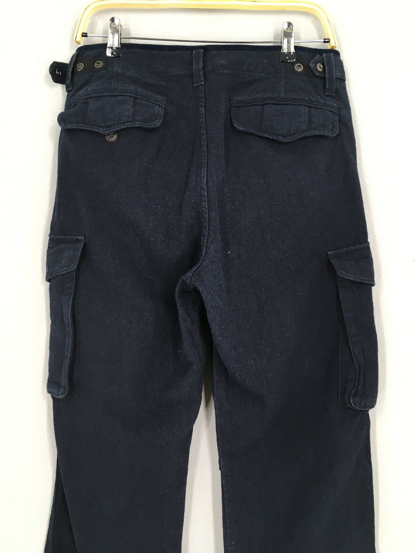 Japanese Navy Blue Cargo Pants Size 30x30.5