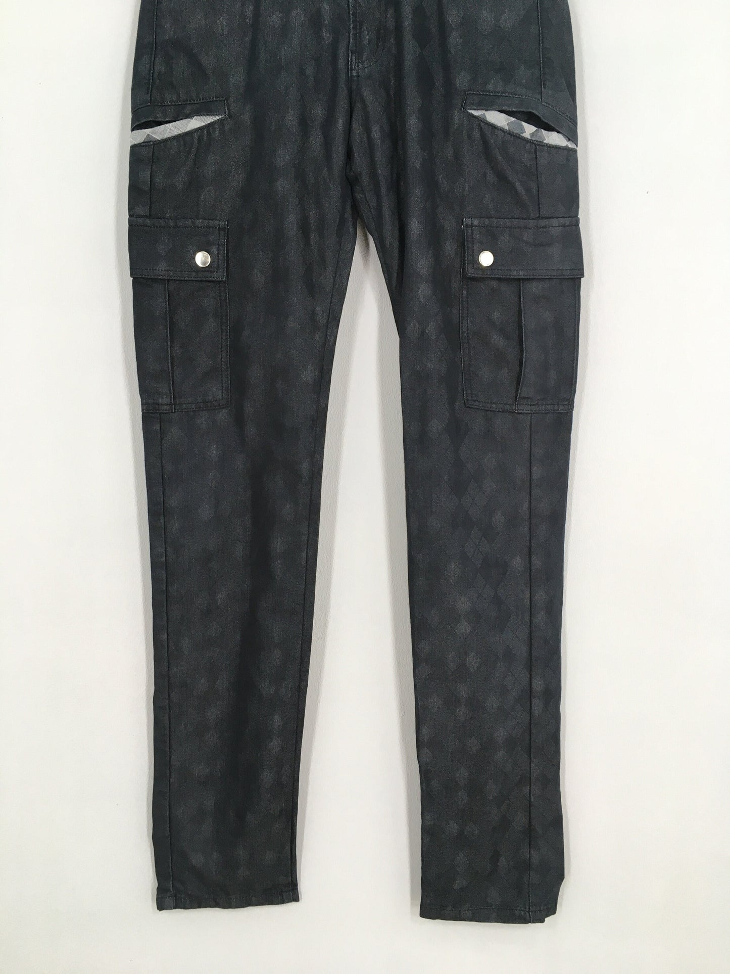 Semantic Design Checked Diamond Cargo Pants Size 30x32