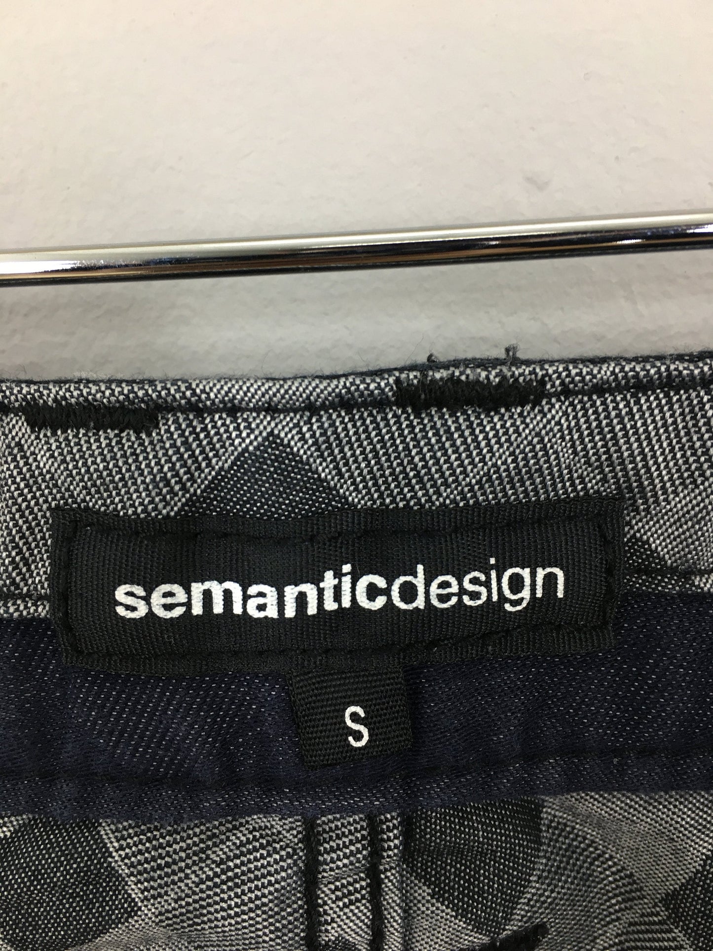 Semantic Design Checked Diamond Cargo Pants Size 30x32