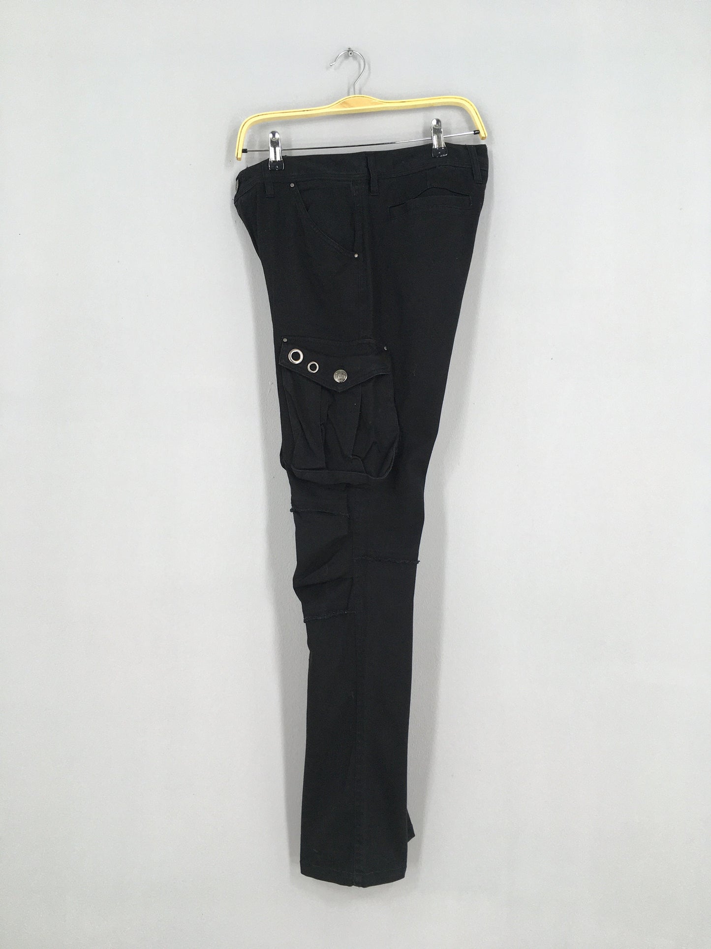 Japanese Brand Black Cargo Pants Size 30x29.5