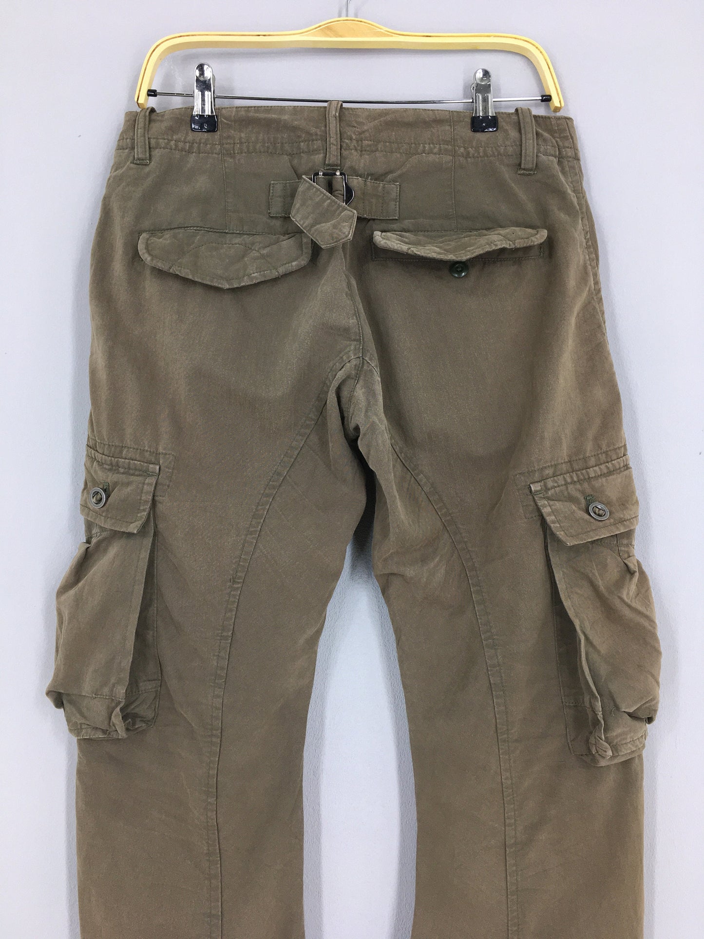 Japanese Nano Universe Twisted Cargo Pants Size 32x32