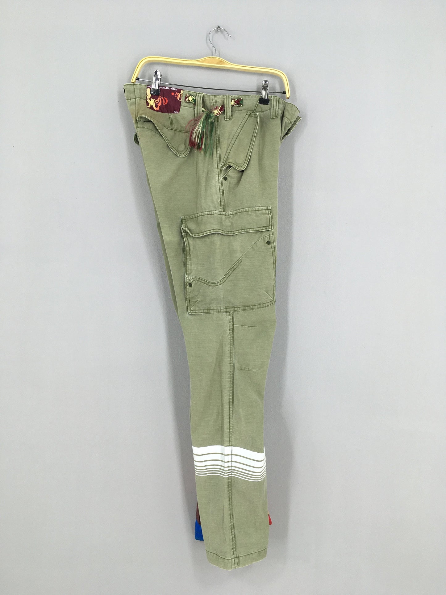 Kellen Slim Fit Cargo Pants Green Size 34x31