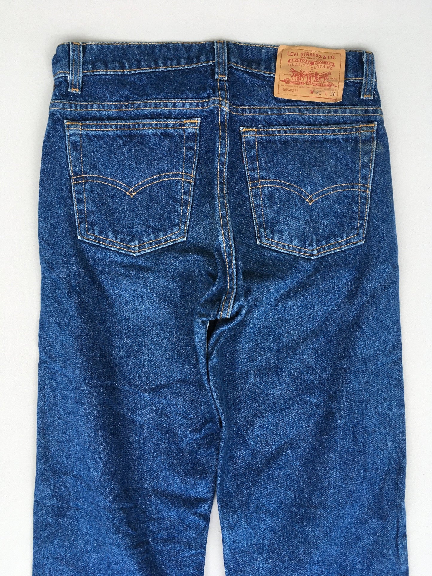 Size 29x30 Levis 505 Regular Fit Stonewash Jeans