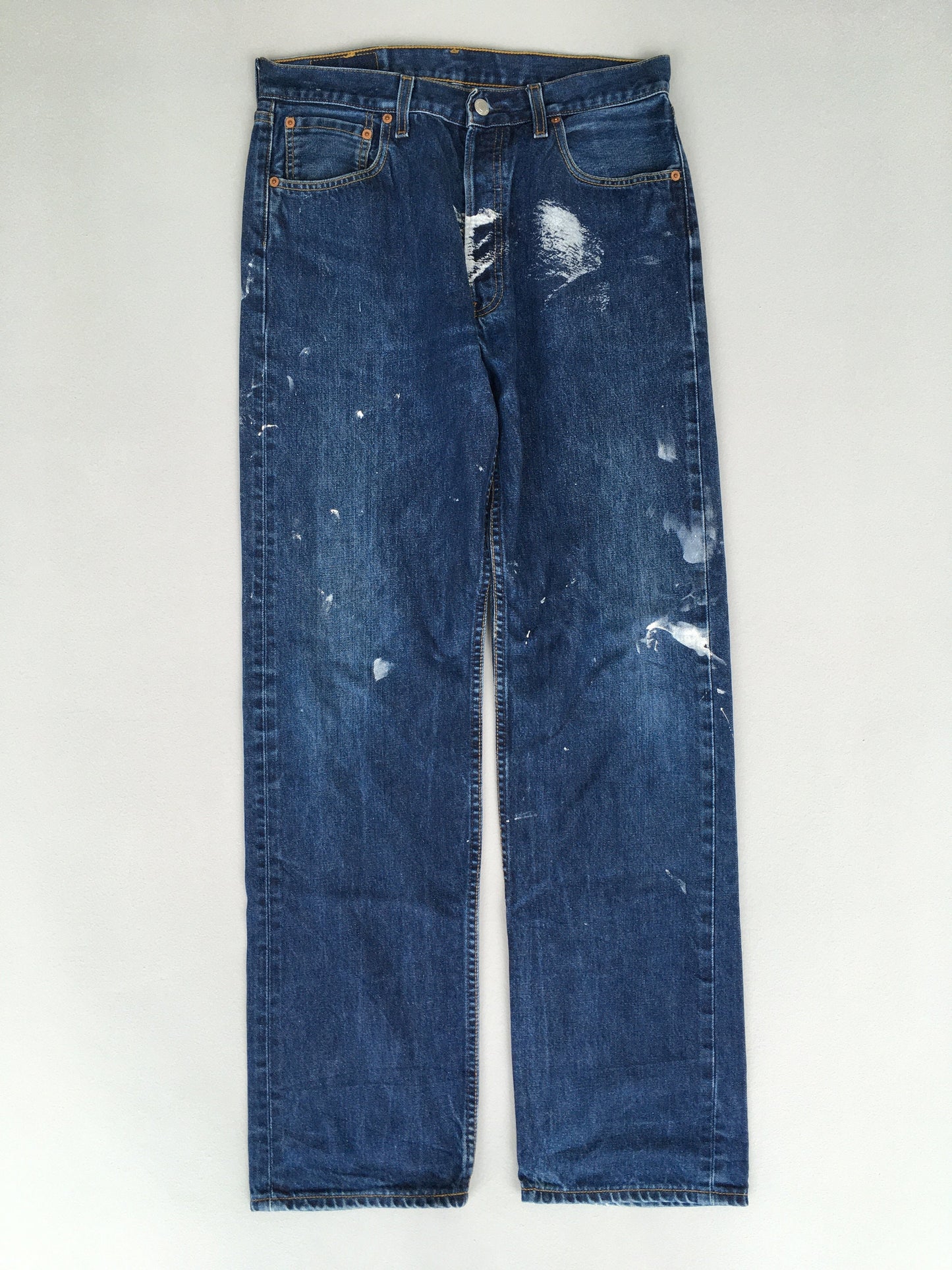 Size 32x42.5 Levi's 501 Splash Painter Jeans