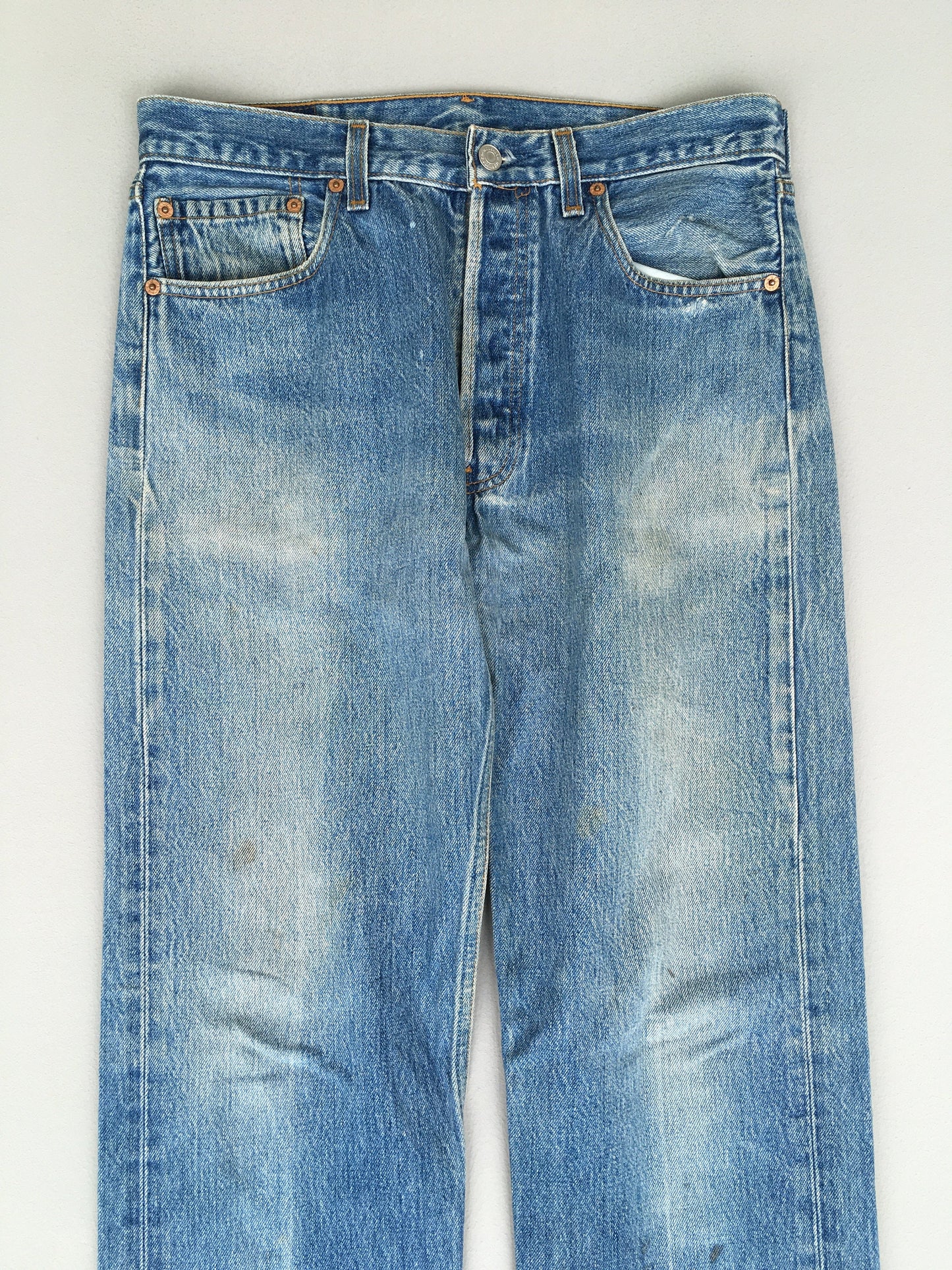 Size 31x32.5 Levis 501XX Stone Washed Jeans