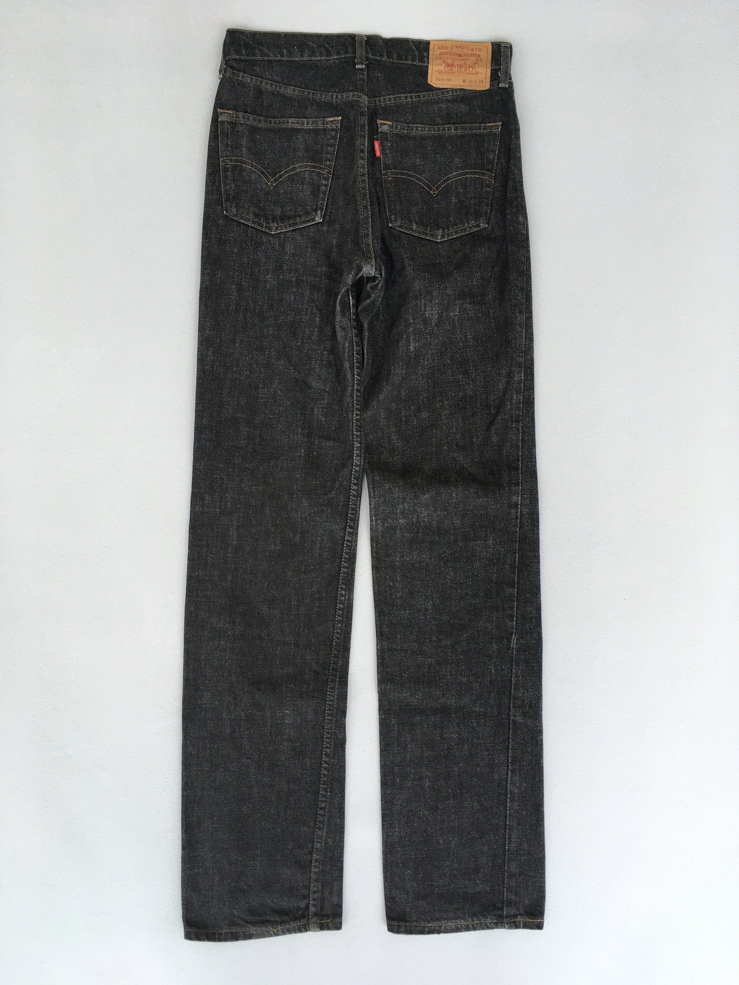 Levi's 503 Dark Black Jeans Size 28x33.5