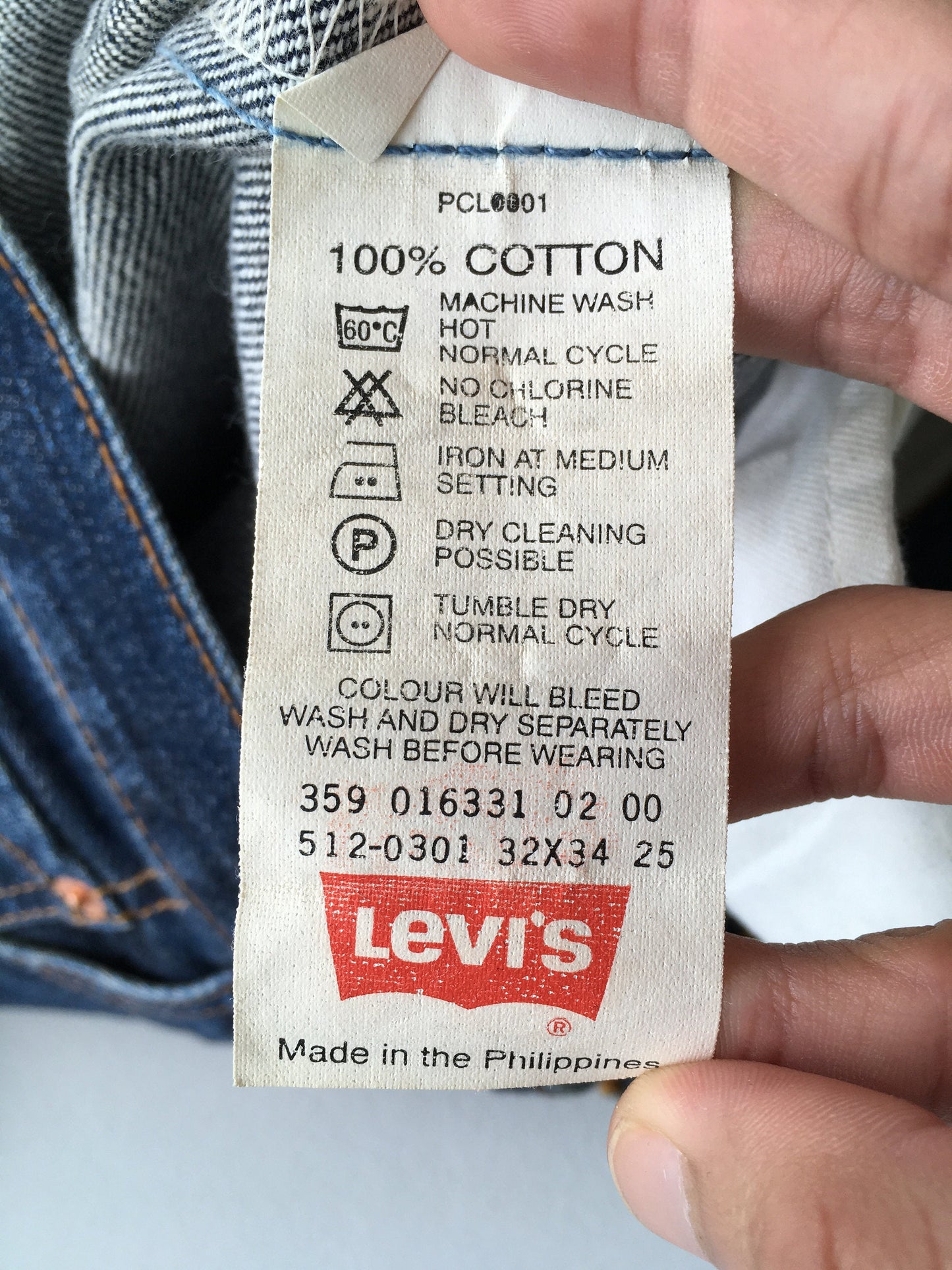 Levi's 512 Blue Loose Jeans Size 31x27.5