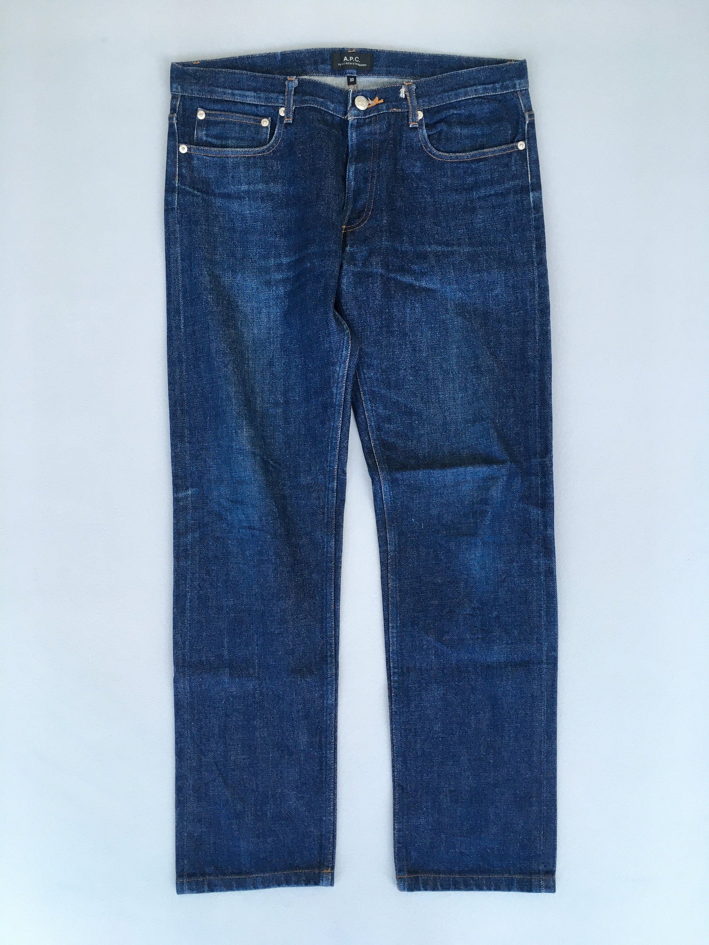 APC France Indigo Blue Selvedge Jeans Size 32x29