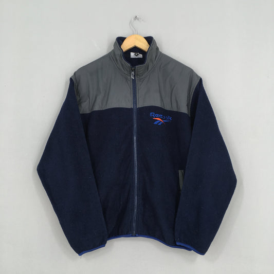 Reebok Sports Blue Fleece Jacket Medium