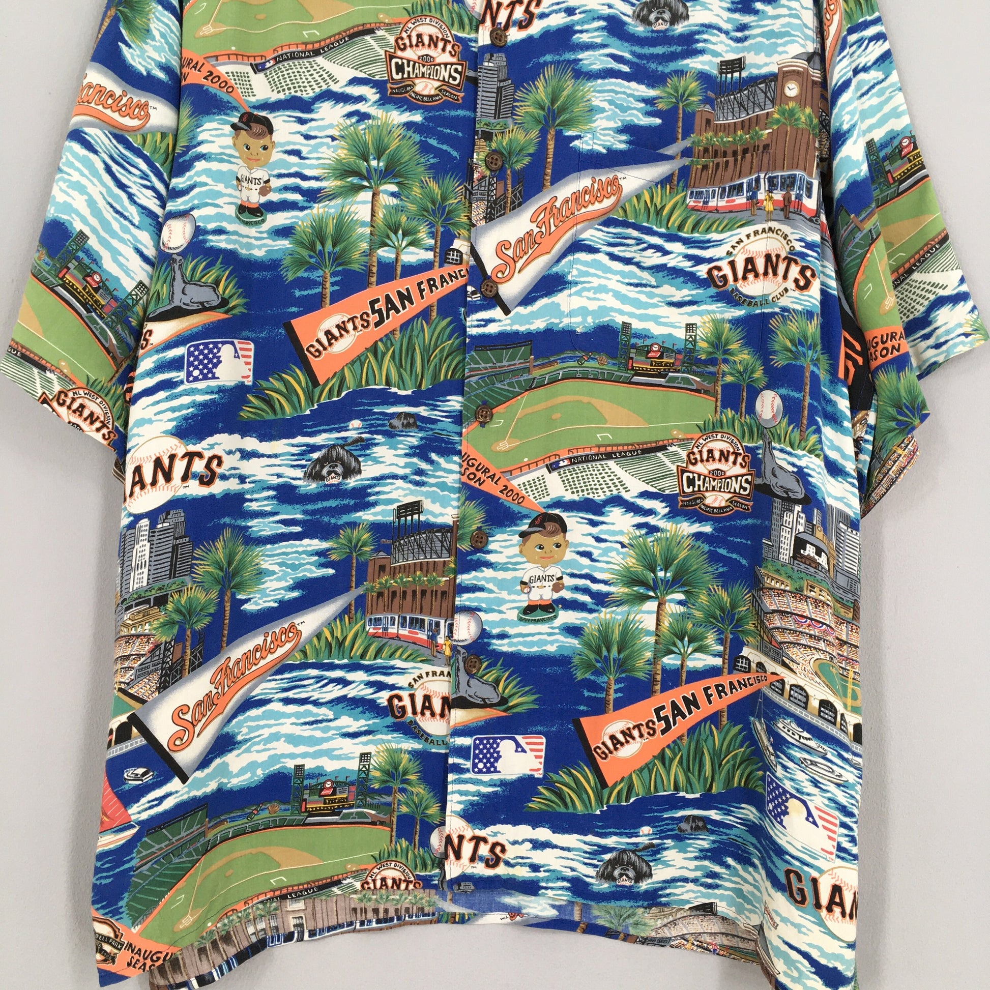 San Francisco Giants Major League Baseball Hawaiian Shirt