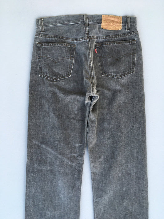 Size 30X33 Levi's 501 Ash Grey Jeans High Waisted