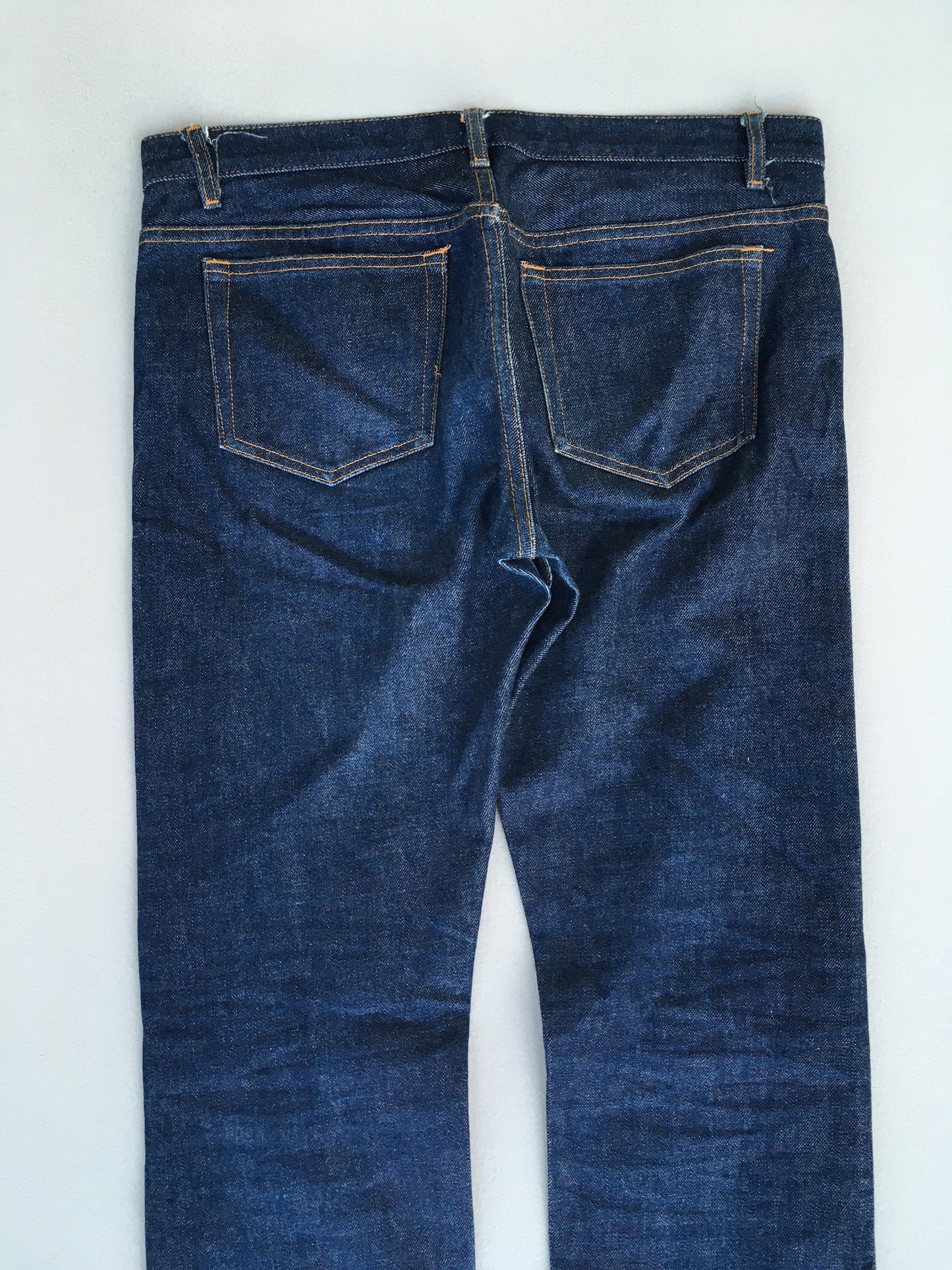 APC France Indigo Blue Selvedge Jeans Size 33x33.5