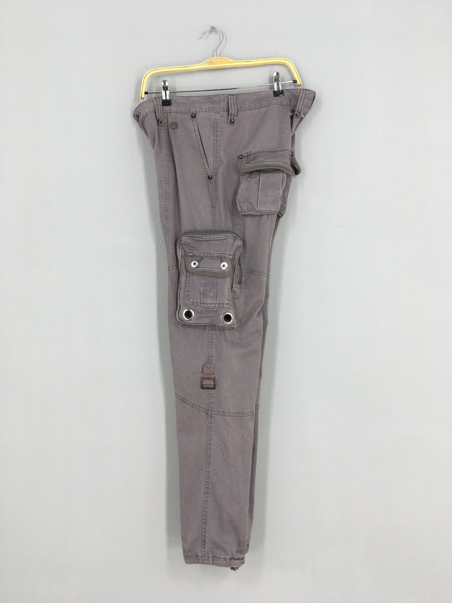 Japanese Glad News Cargo Pants Gray Size 34x31.5