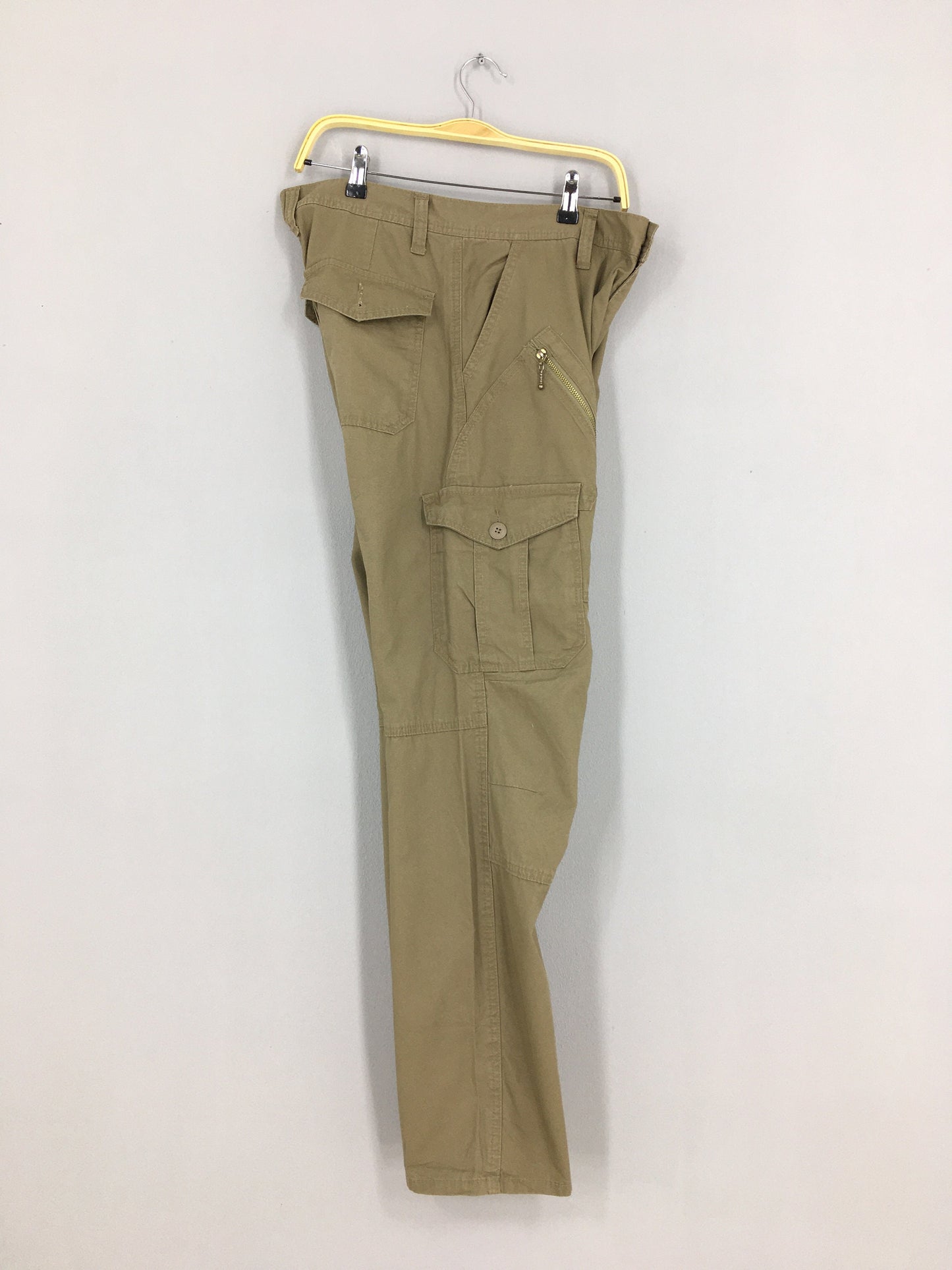 Japanese Surplus Olive Cargo Pants Size 34x32