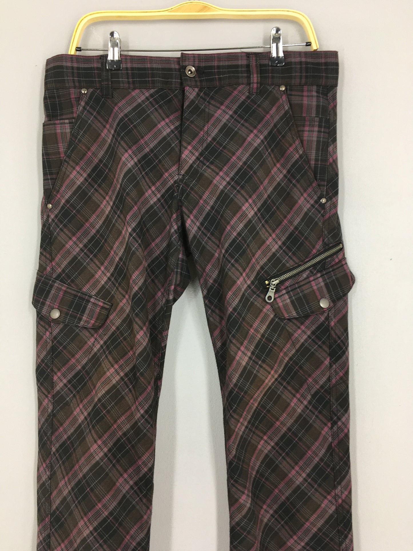 Japanese Cargo Pants Tartan Size 34x33