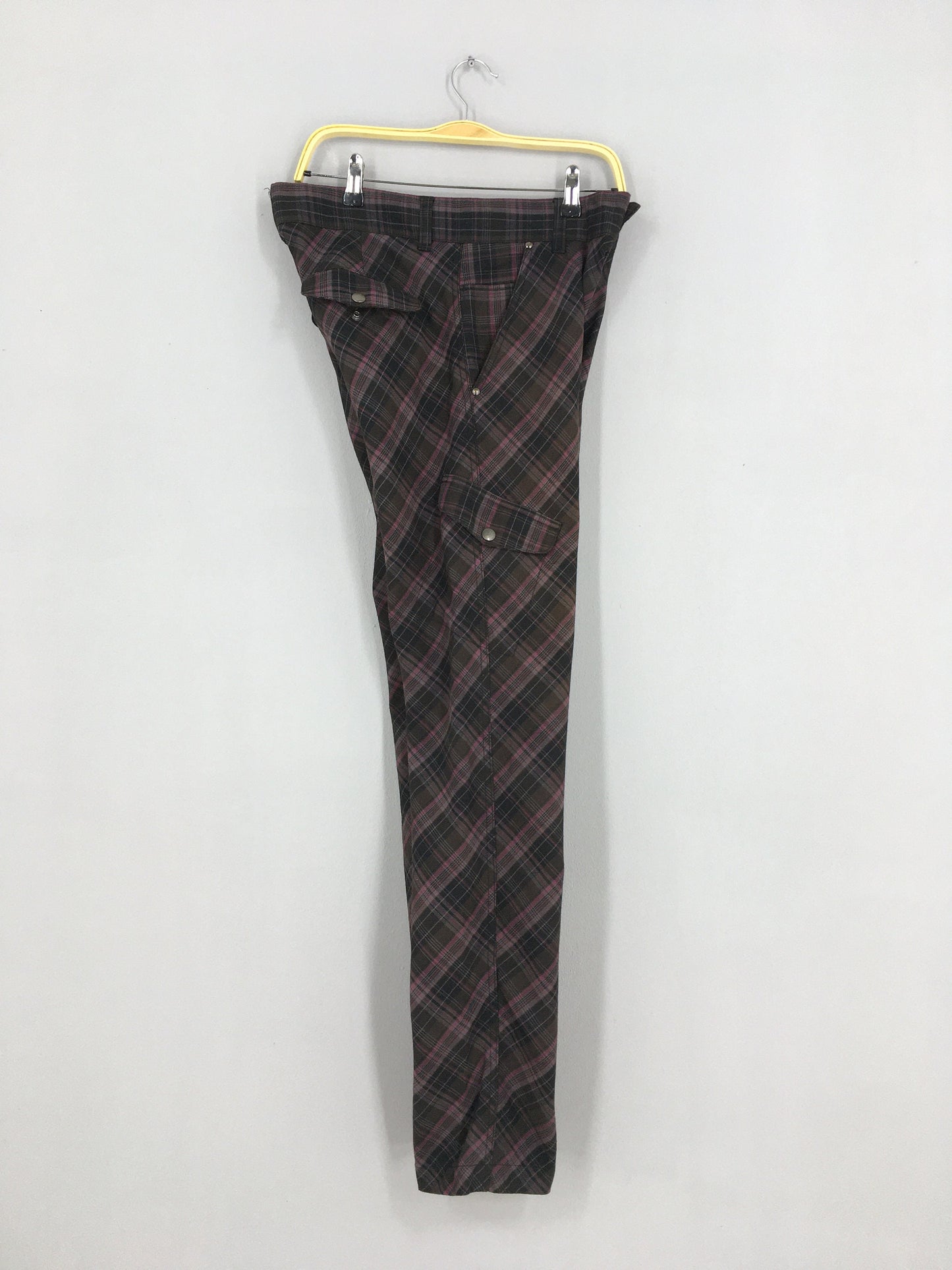 Japanese Cargo Pants Tartan Size 34x33