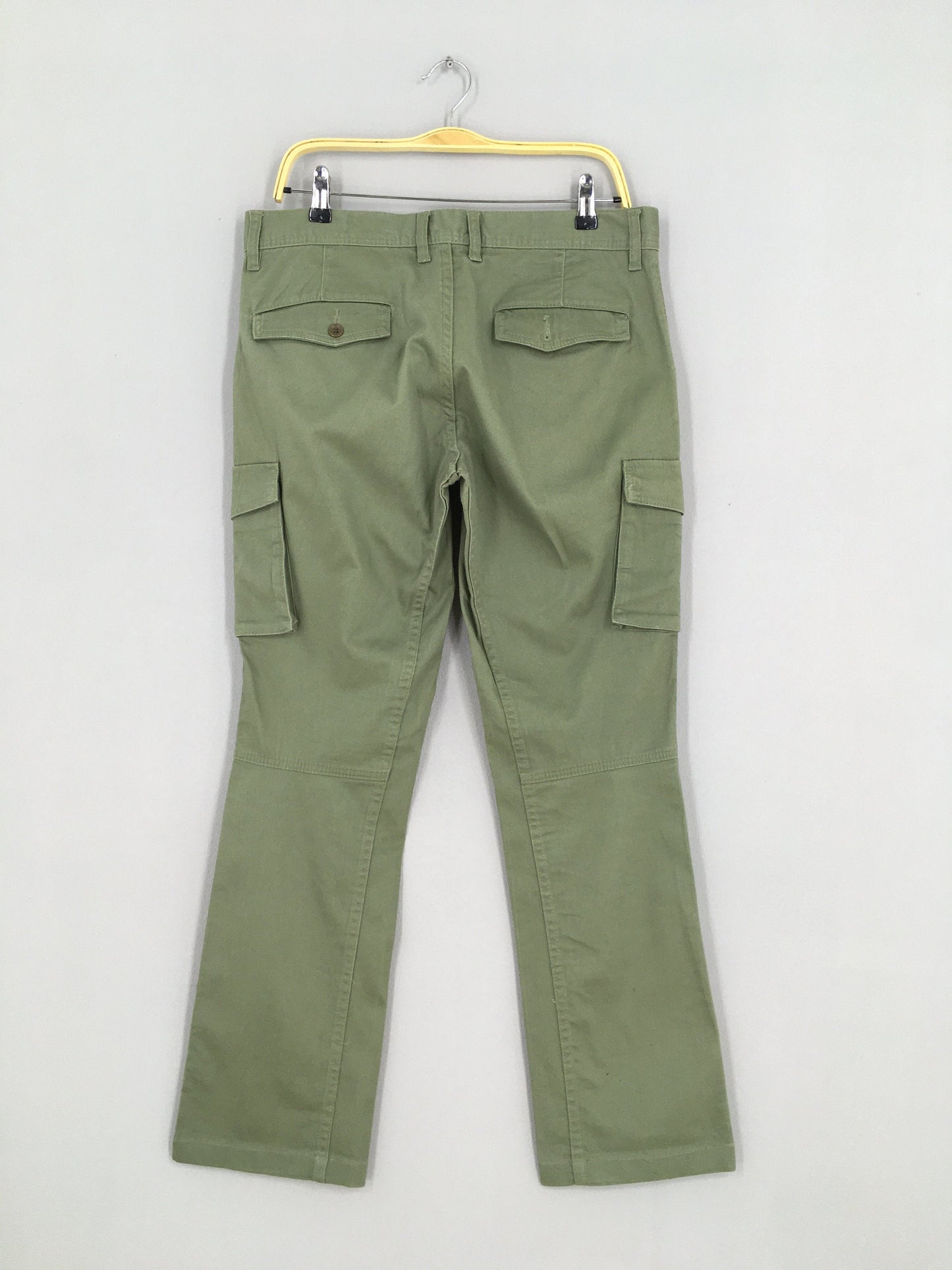 Nicole Japan Green Olive Cargo Pants Size 34x31