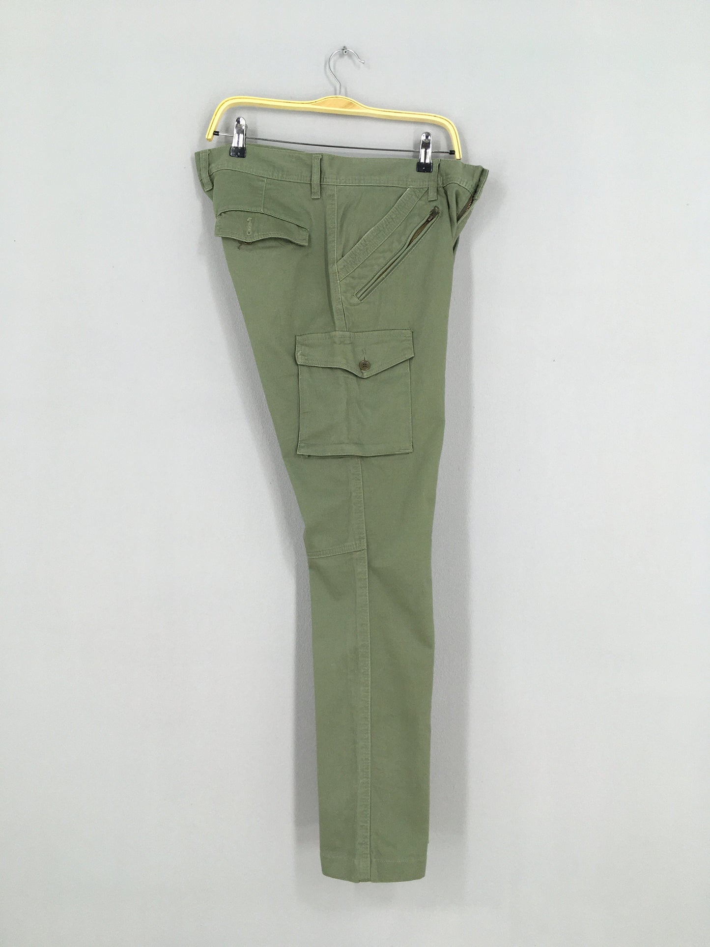 Nicole Japan Green Olive Cargo Pants Size 34x31