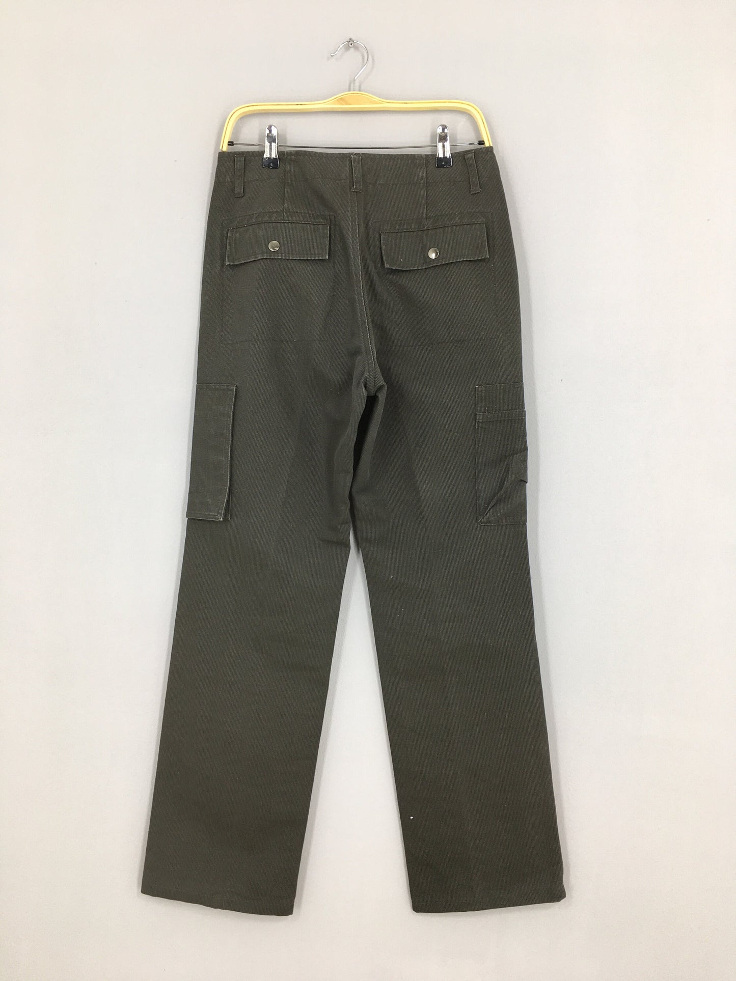 Comme Ca Ism Gray Cargo Pants Straight Cut Size 30x30