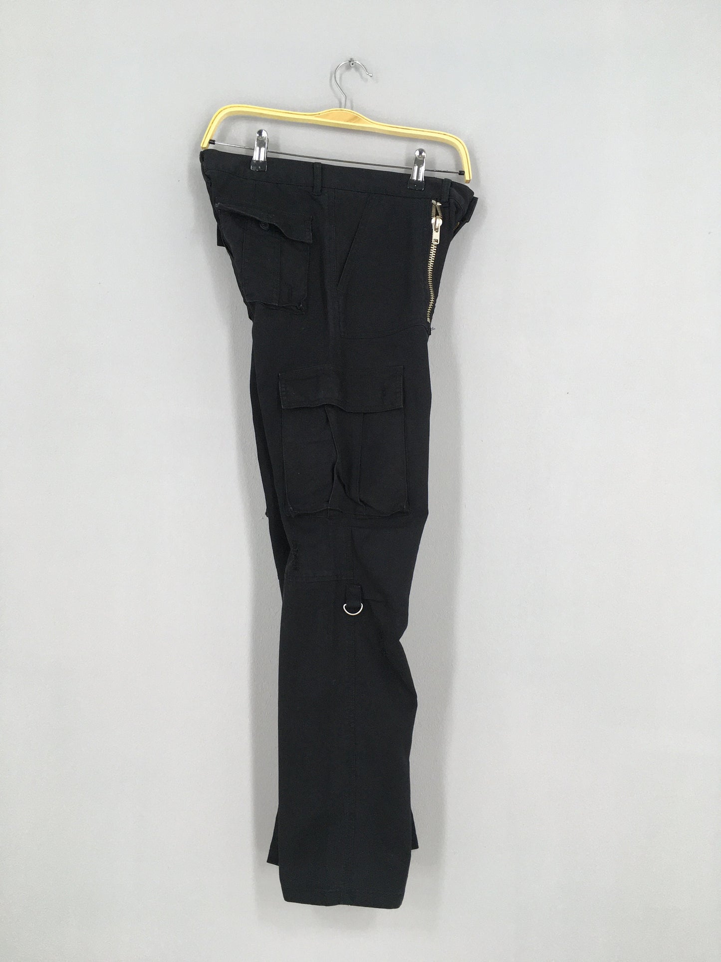 Vence Cargo Pants Black Straight Cut Size 30x29.5