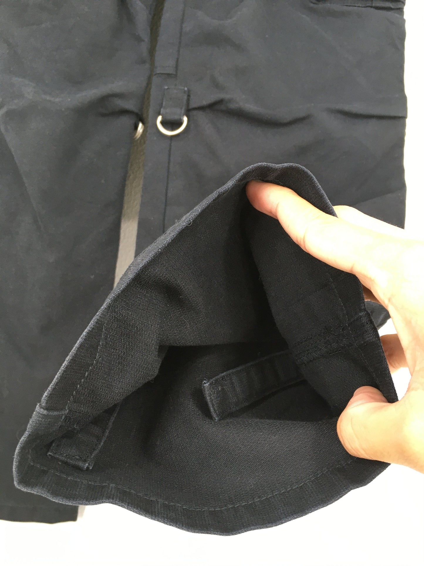 Vence Cargo Pants Black Straight Cut Size 30x29.5