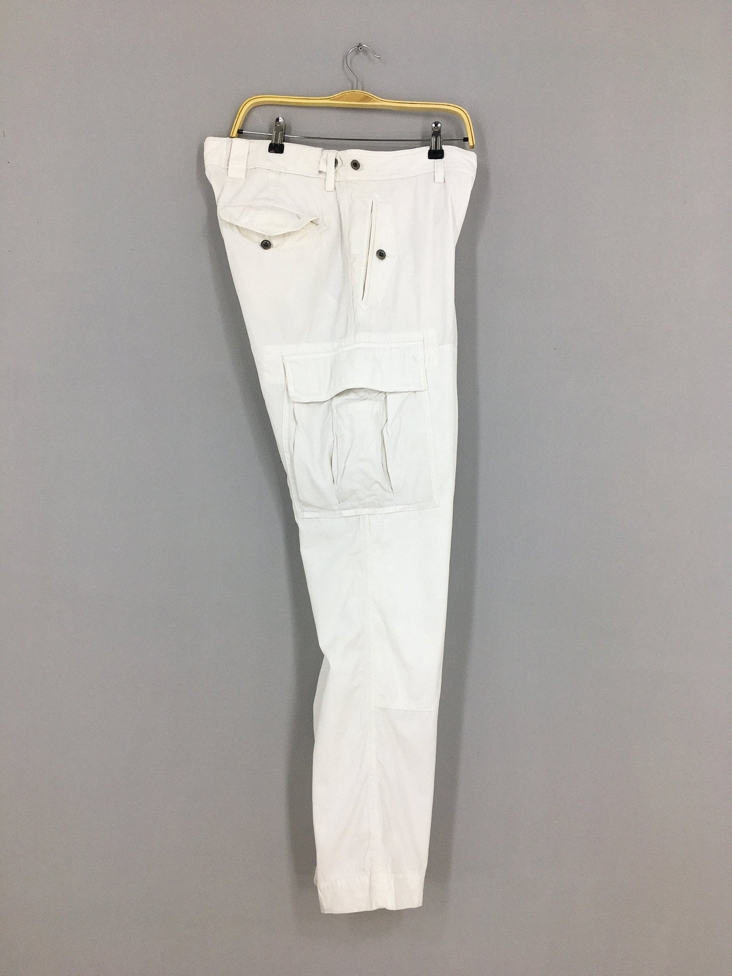 Polo Ralph Lauren Cargo White Pants Size 36x32.5