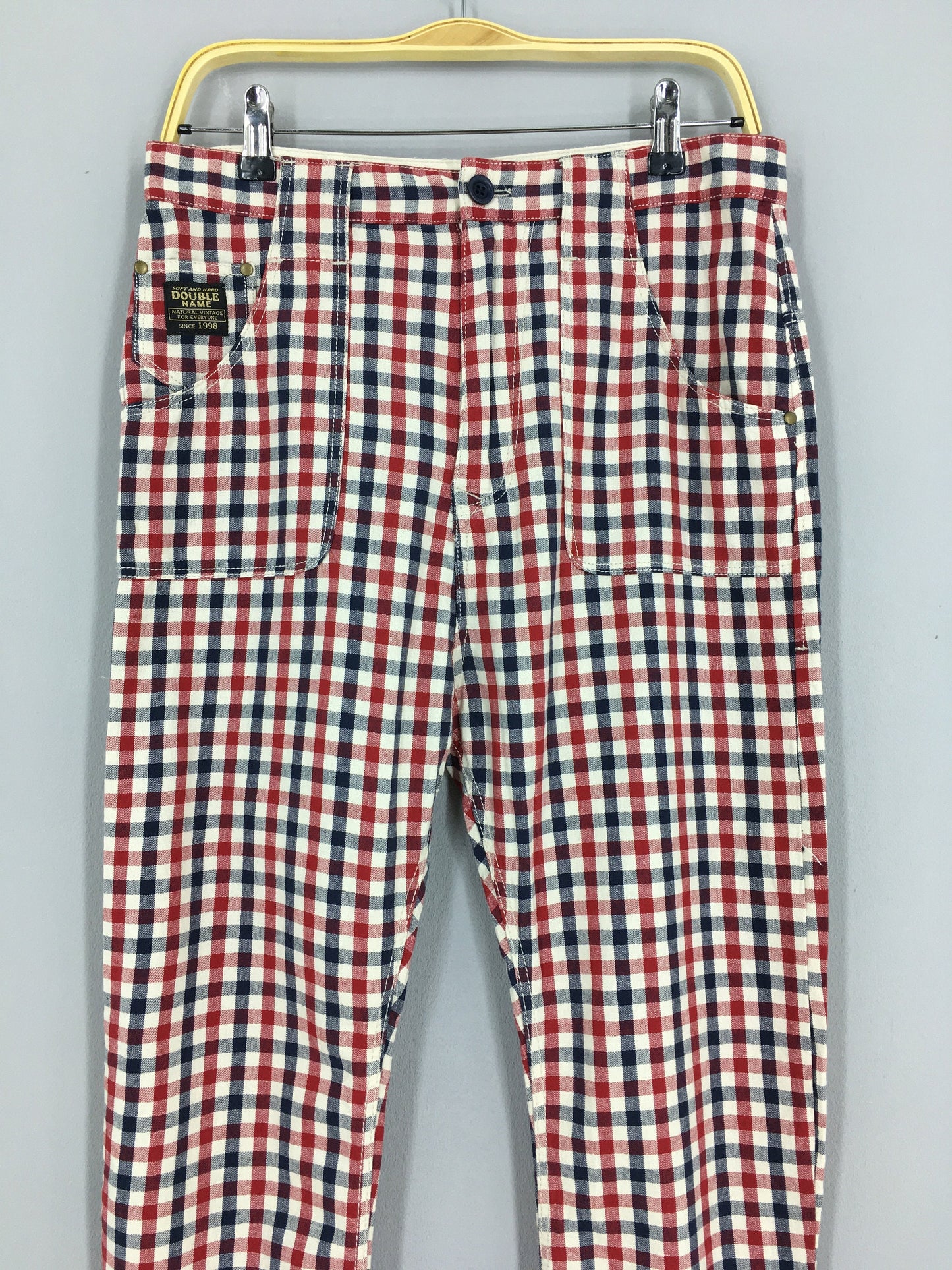 Japanese Double Name Twisted Cargo Pants Size 32x26