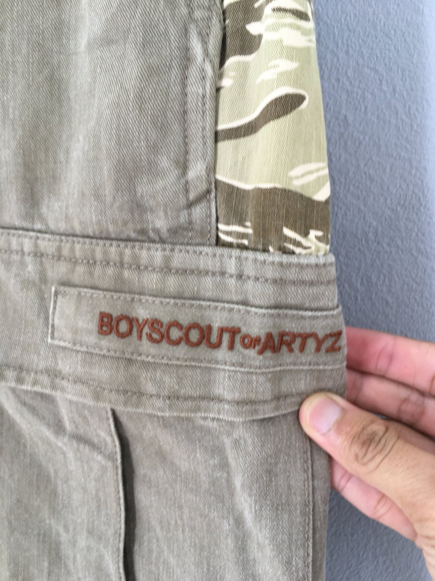 Japanese Artyz Boyscout Cargo Camo Pants Size 34x29