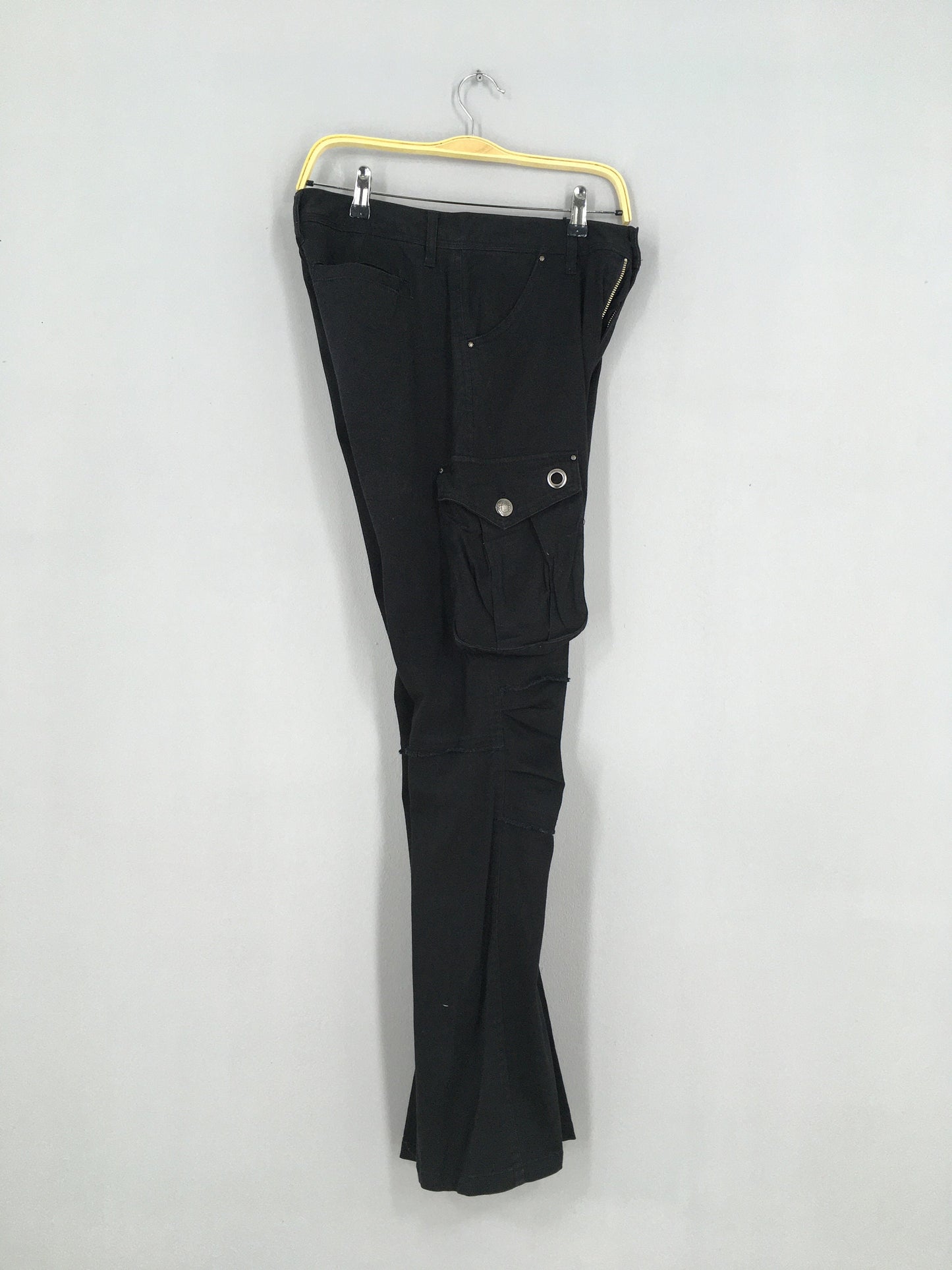 Japanese Brand Black Cargo Pants Size 30x29.5