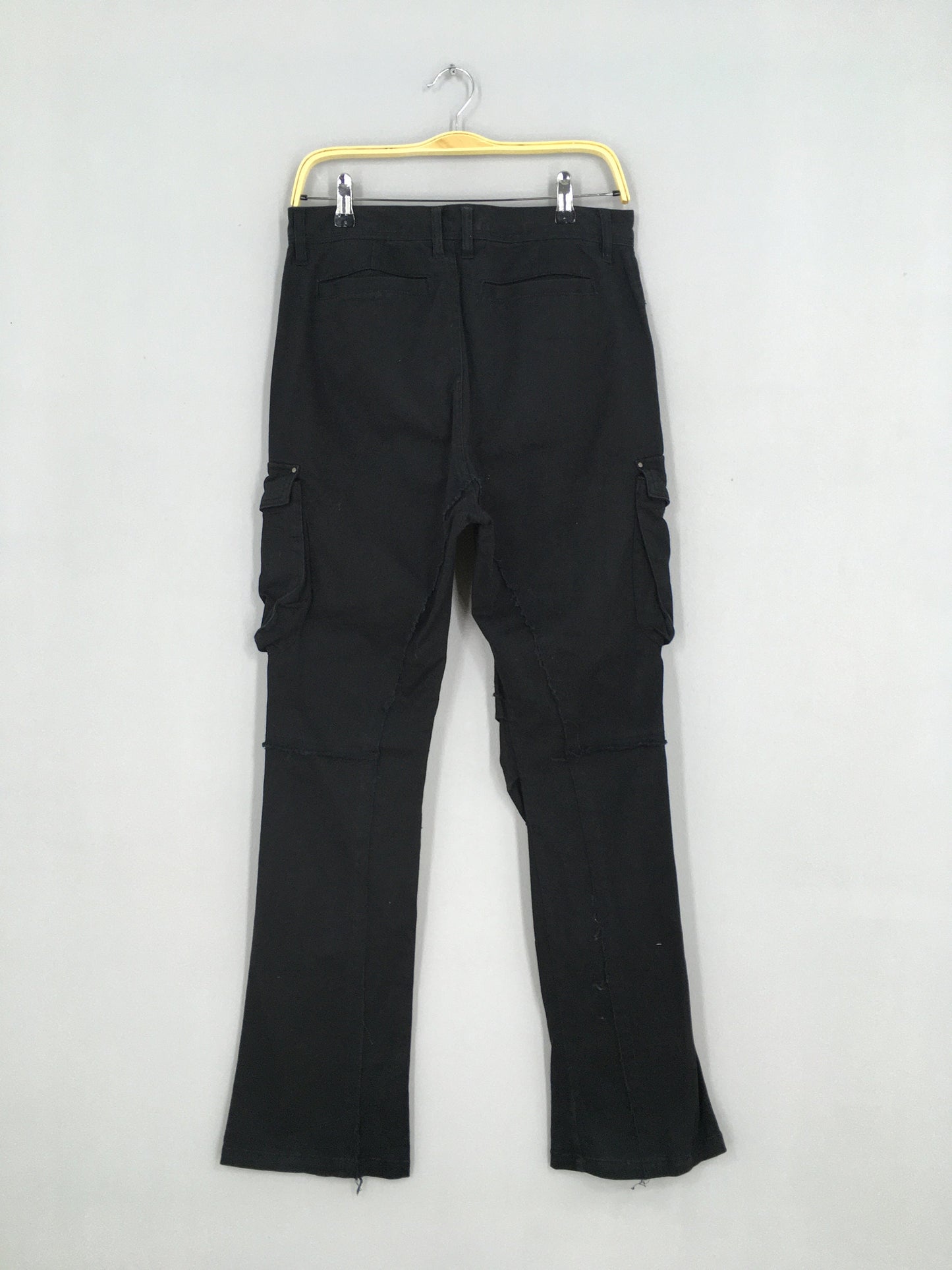 Japanese Brand Black Cargo Pants Size 30x29.5