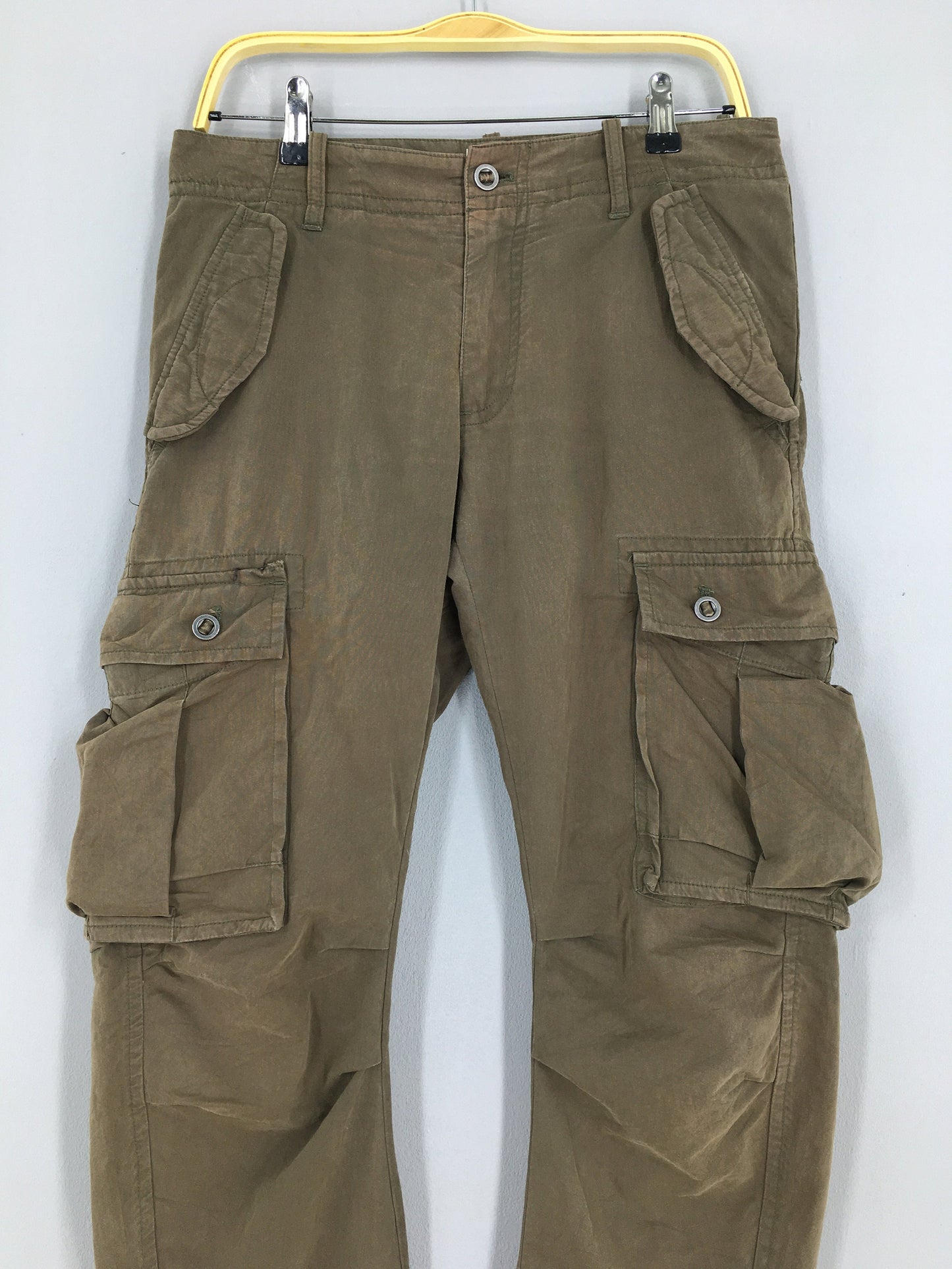 Japanese Nano Universe Twisted Cargo Pants Size 32x32