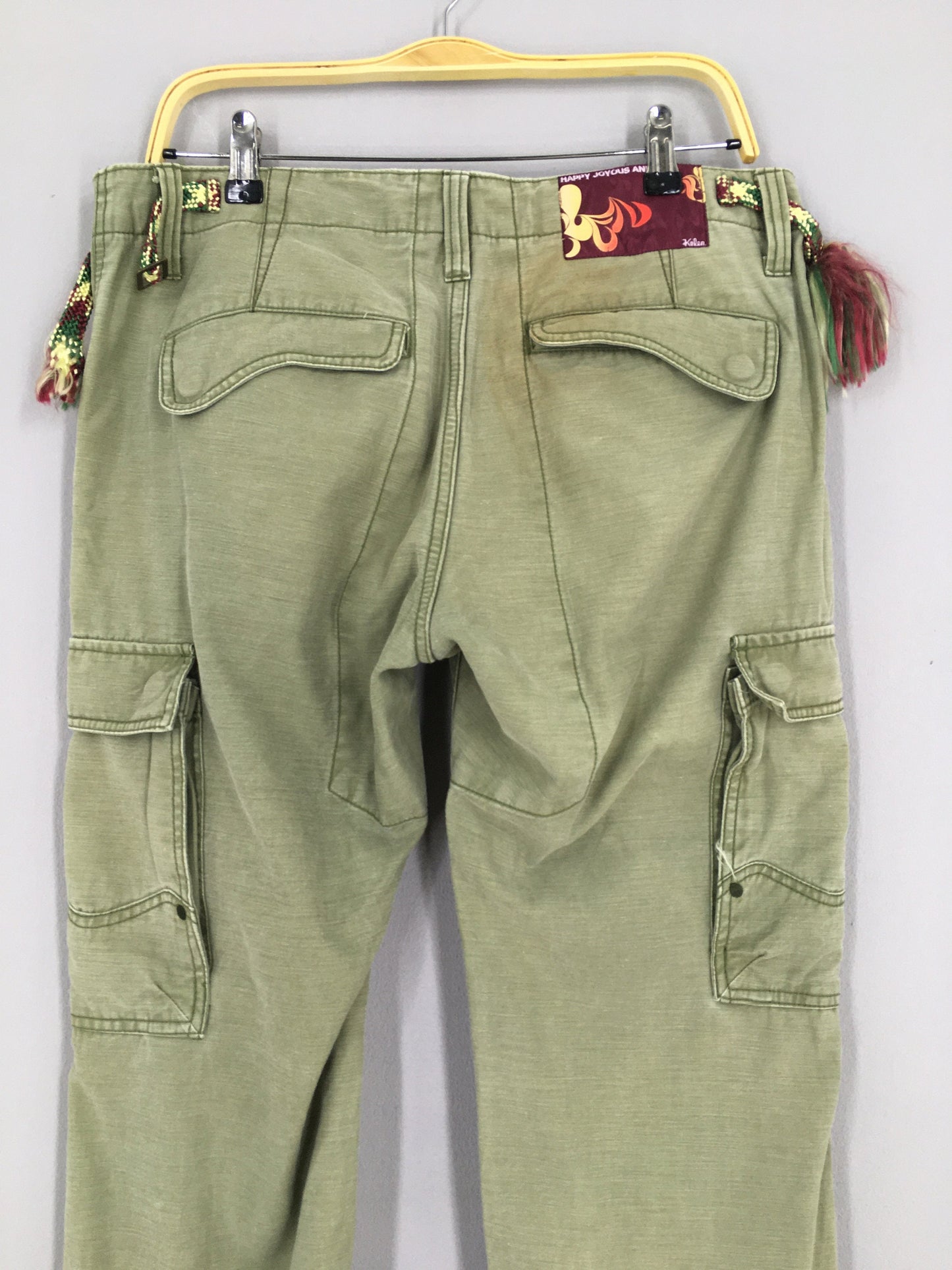 Kellen Slim Fit Cargo Pants Green Size 34x31