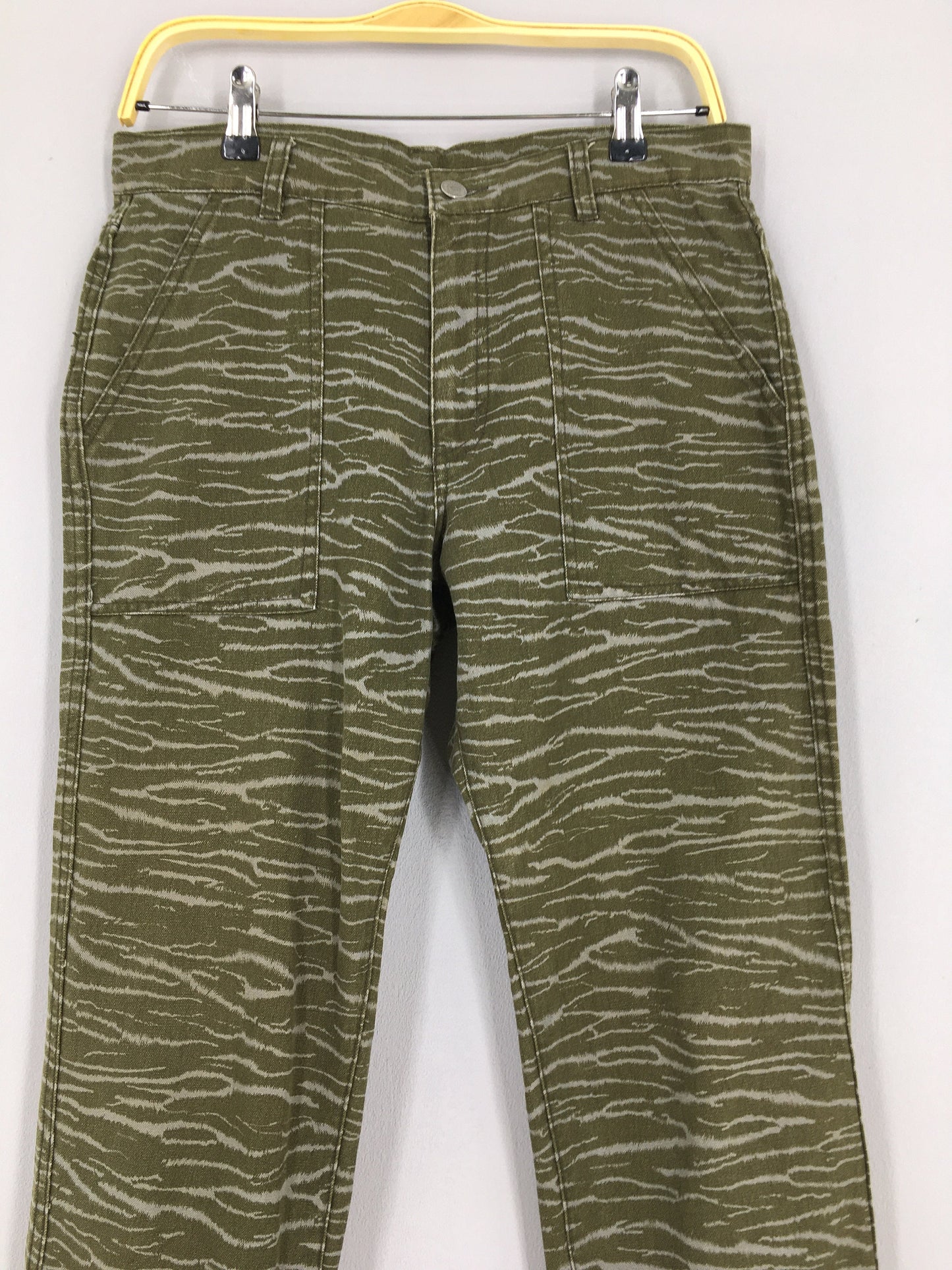 Japanese Right-On Camo Tiger Stripes Pants Size 31x31