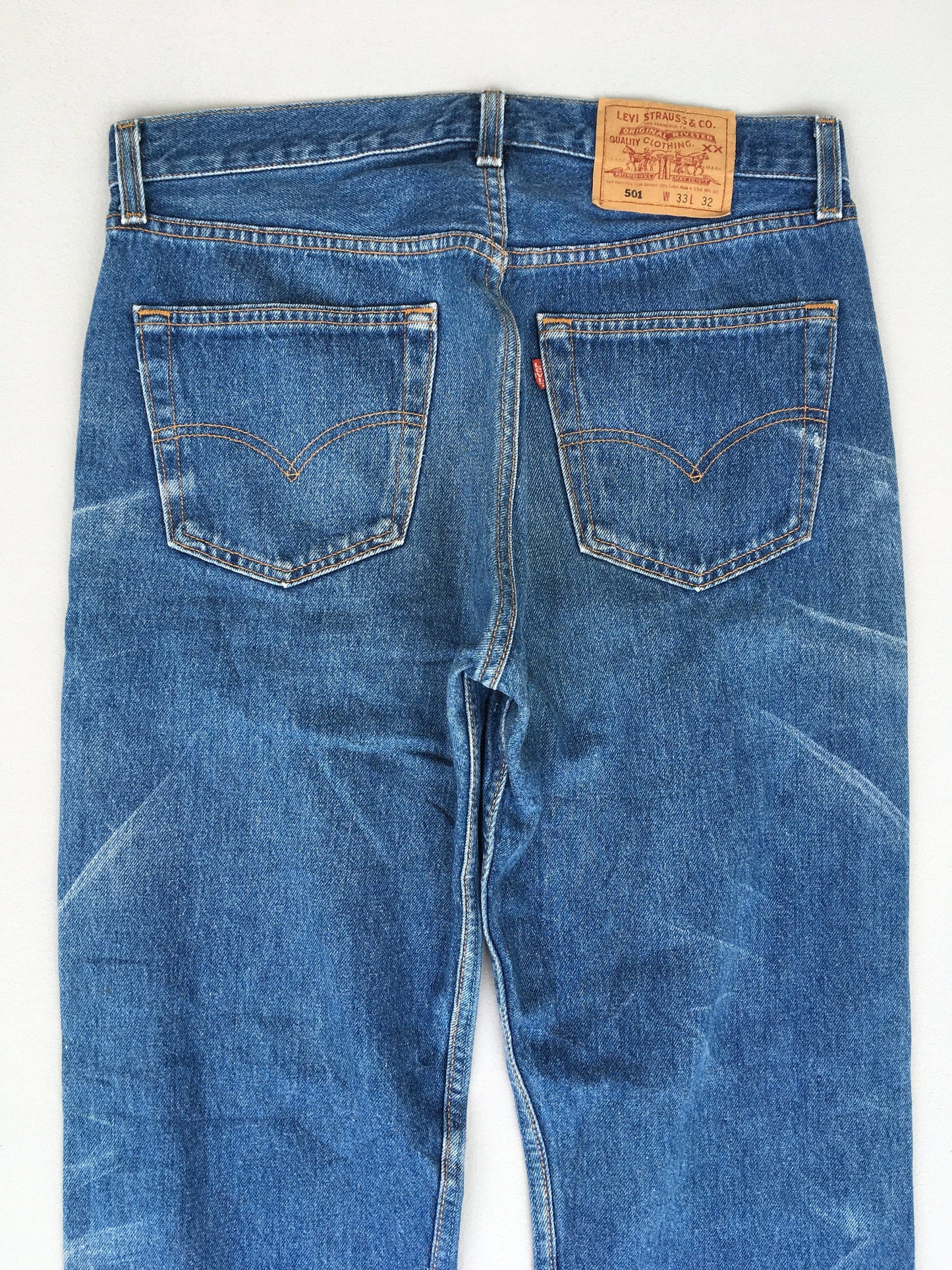 Size 30x30.5 Levi's 501 Indigo Blue Jeans