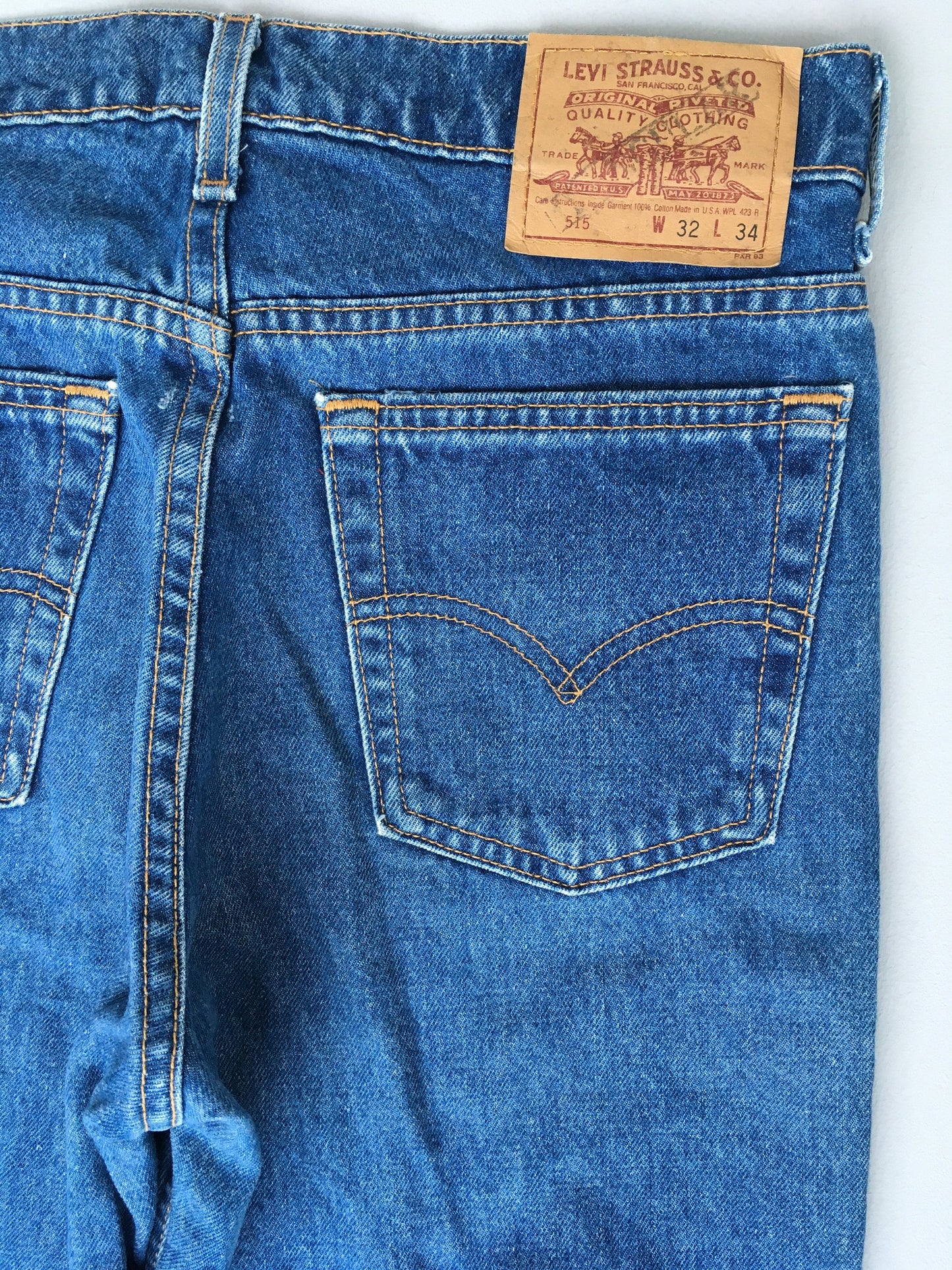 Size 30x33 Levi's 515 Stone Washed Blue Jeans