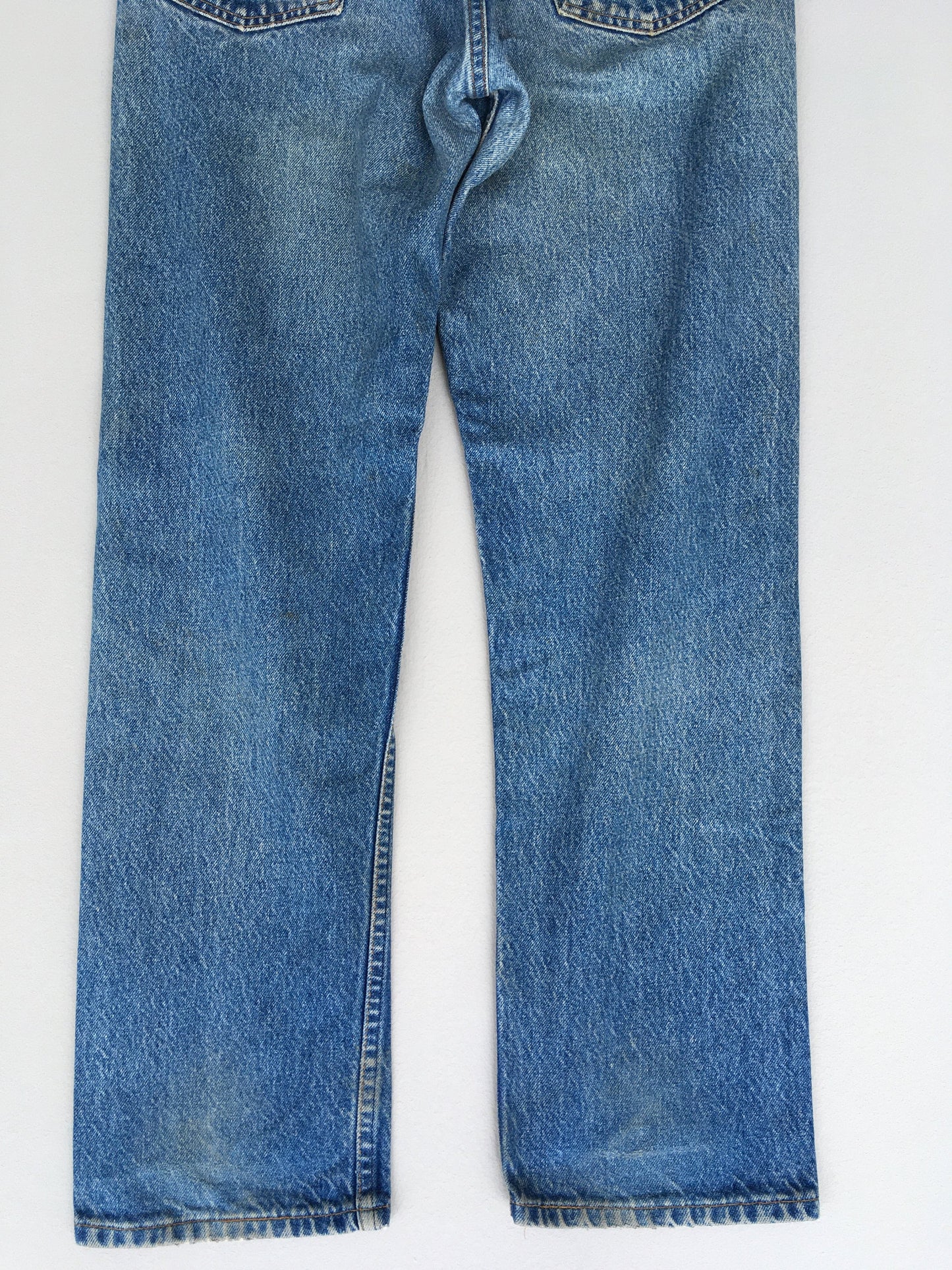 Size 32x29 Levis 505 Regular Fit Jeans Light Stonewash