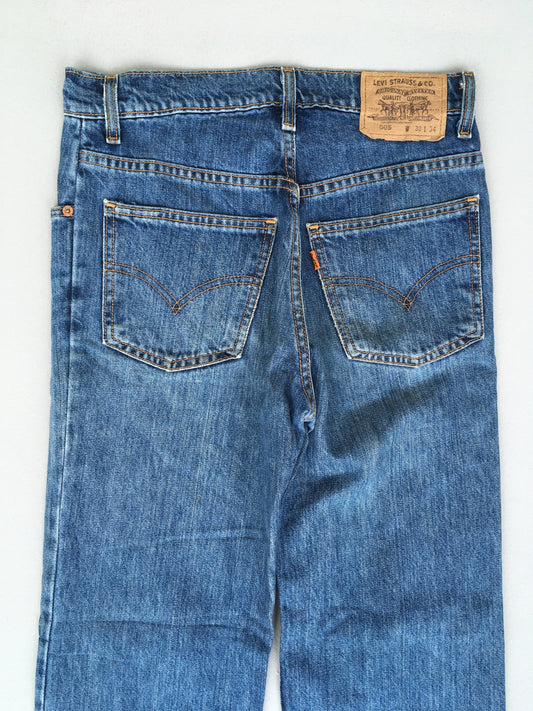 Levi's 505 Relaxed Fit Jeans Size 30x26.5