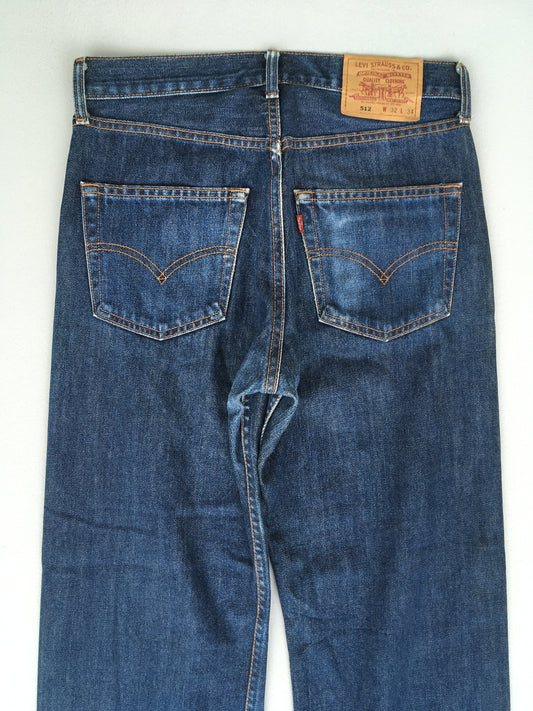 Levi's 512 Blue Loose Jeans Size 31x27.5