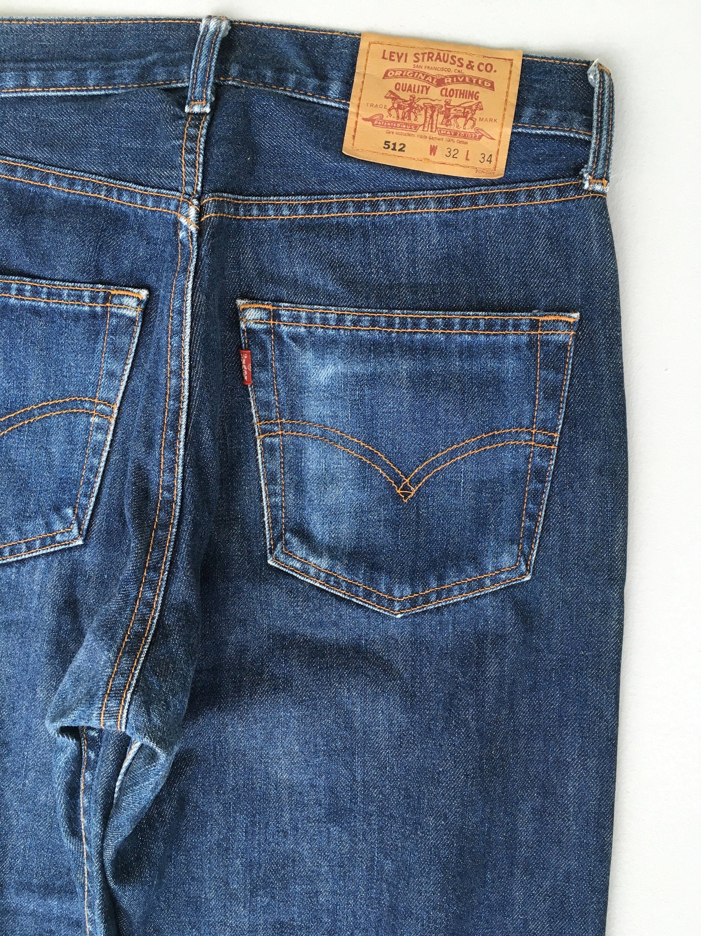 Levi's 512 Blue Loose Jeans Size 31x27.5