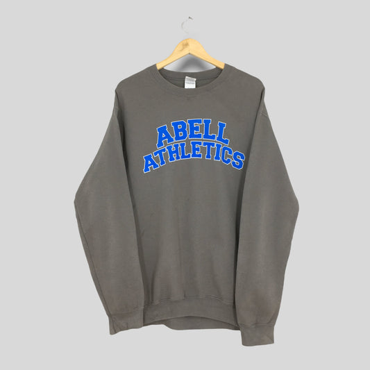 Abell Athletics Football Gray Sweatshirt Medium